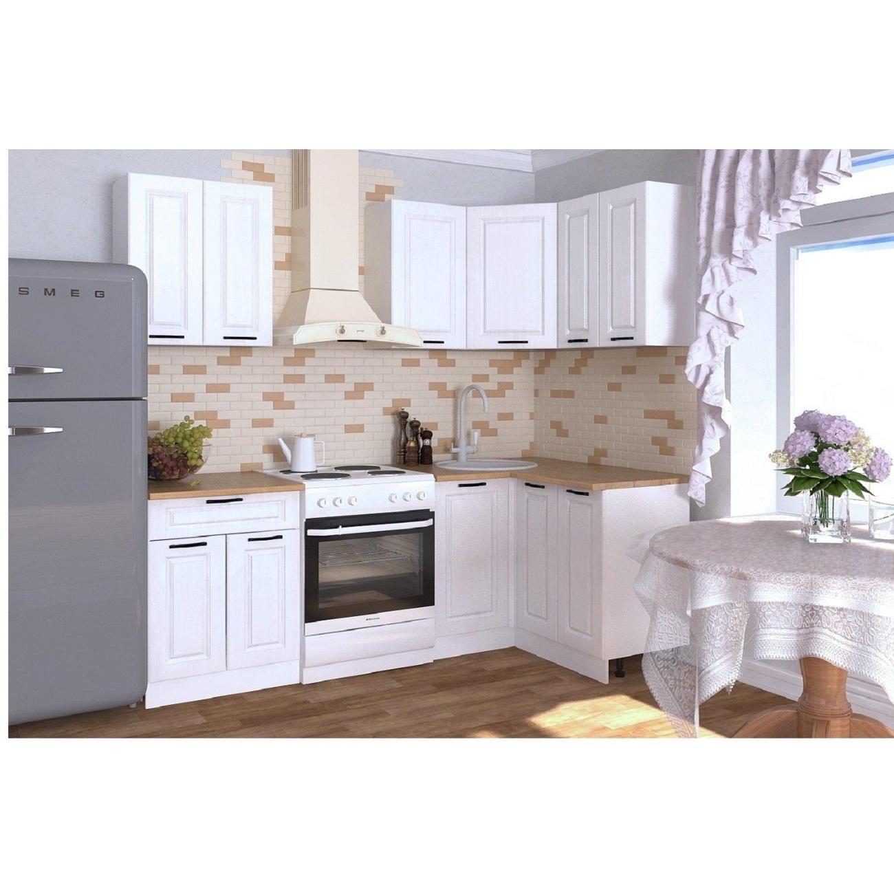 Изображение товара Кухня модульная Кухни РМ КГ Белый Вегас, 1600х1200 мм