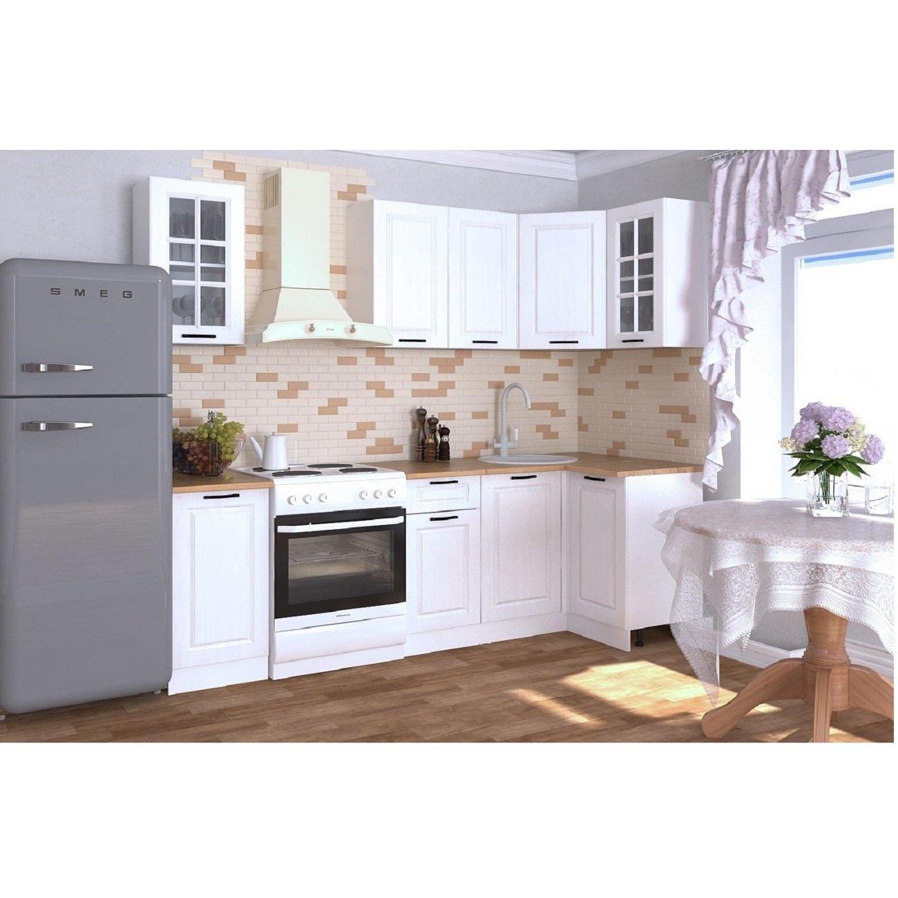 Изображение товара Кухня модульная Кухни РМ КГ Белый Вегас, 1800х1000 мм