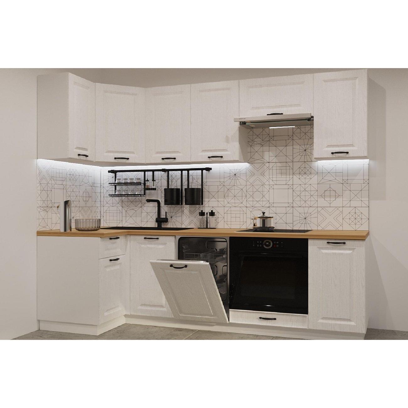 Изображение товара Кухня модульная Кухни РМ КГ Белый Вегас, 1000х2450 мм