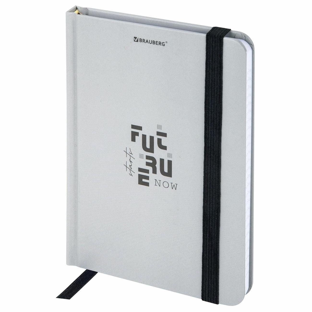 Изображение товара Блокнот для записей Brauberg Блокнот с резинкой А6 BRAUBERG Future клетка