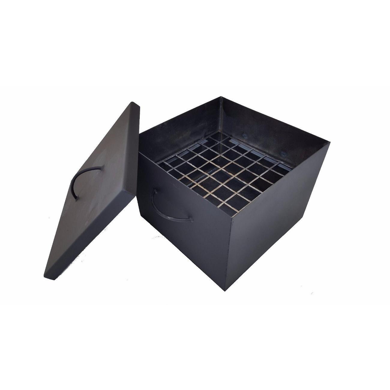Изображение товара Коптильня Нет бренда (410х410) со съемным поддоном для жира