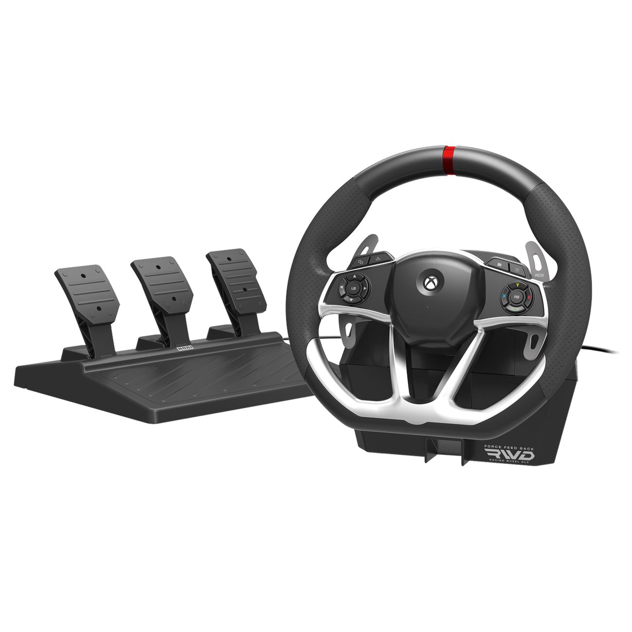 Купить Руль Hori Force Feedback Racing Wheel (AB05-001E) в каталоге  интернет магазина М.Видео по выгодной цене с доставкой, отзывы, фотографии  - Москва