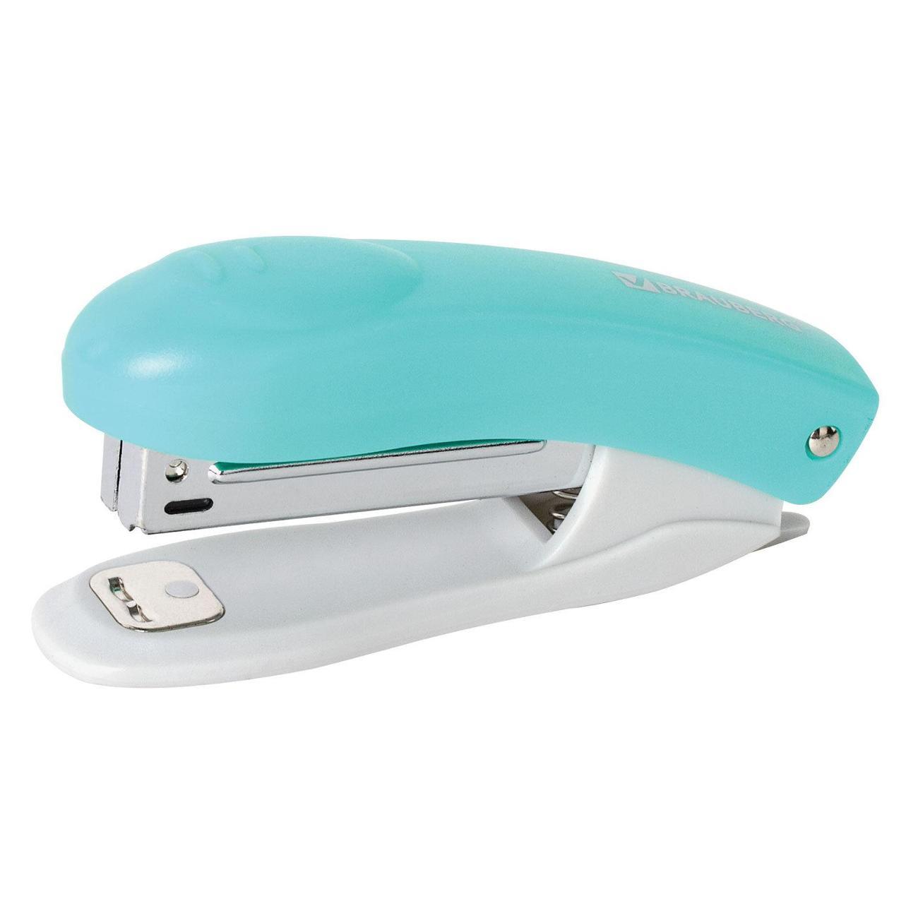 Изображение товара Степлер канцелярский Brauberg Степлер №10 BRAUBERG Original до 12л, бирюзовый
