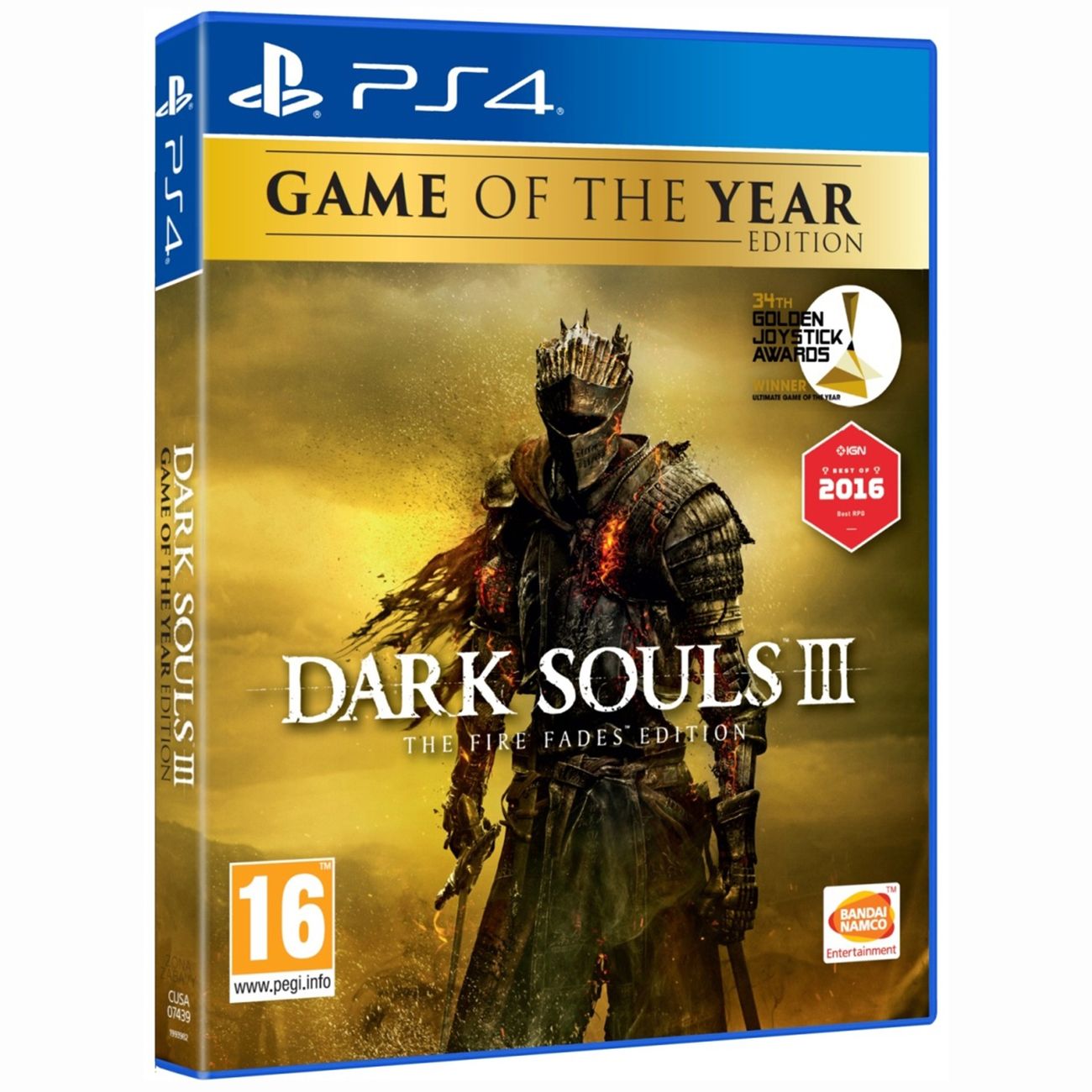 PS4 игра Bandai Namco Dark Souls 3: The Fire Fades (Goty Edition)