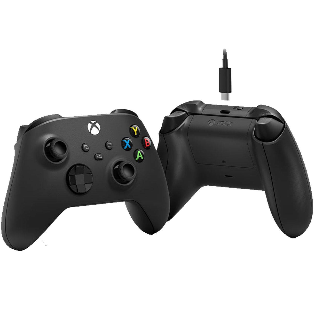 Купить Геймпад для Xbox Microsoft черный + кабель USB-C в каталоге интернет  магазина М.Видео по выгодной цене с доставкой, отзывы, фотографии - Москва