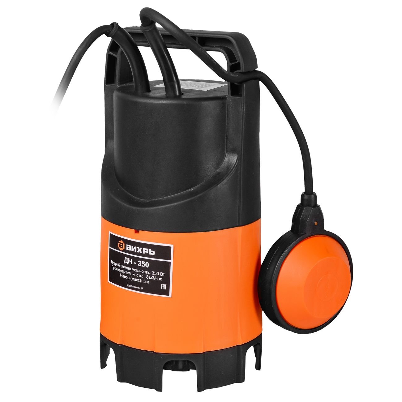 Изображение товара Насос дренажный Вихрь ДН-350 (68/2/8)