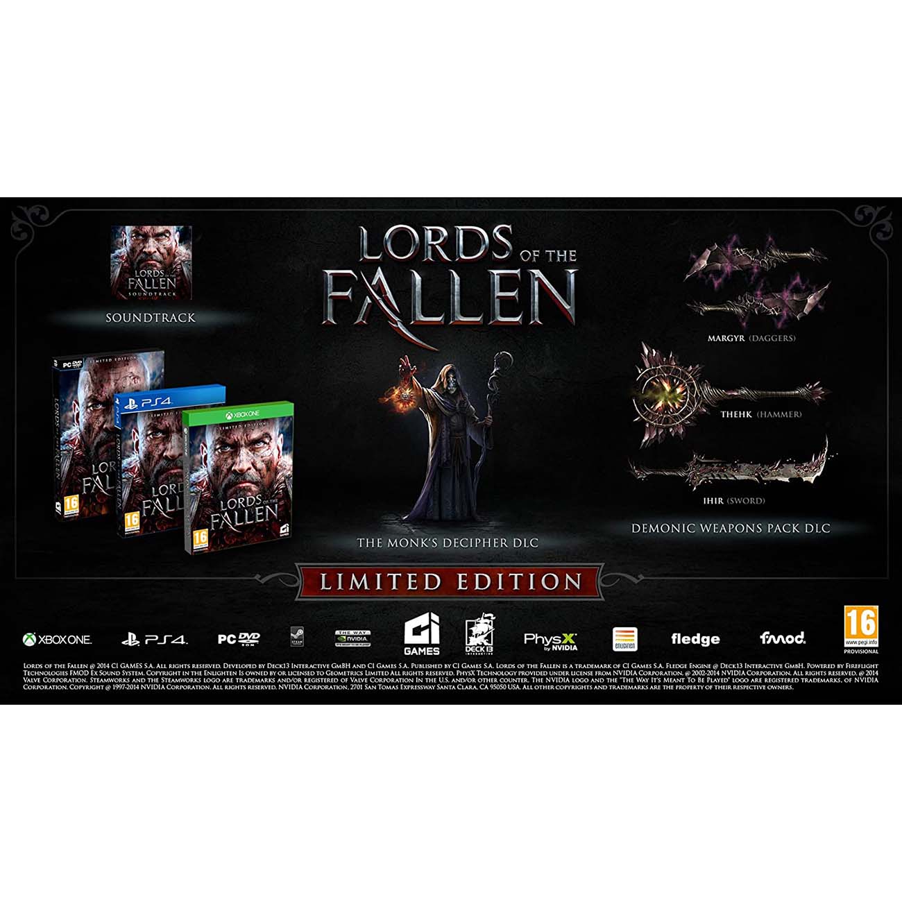 Купить Xbox игра CI Games Lords of the Fallen. Limited Edition в каталоге  интернет магазина М.Видео по выгодной цене с доставкой, отзывы, фотографии  - Москва