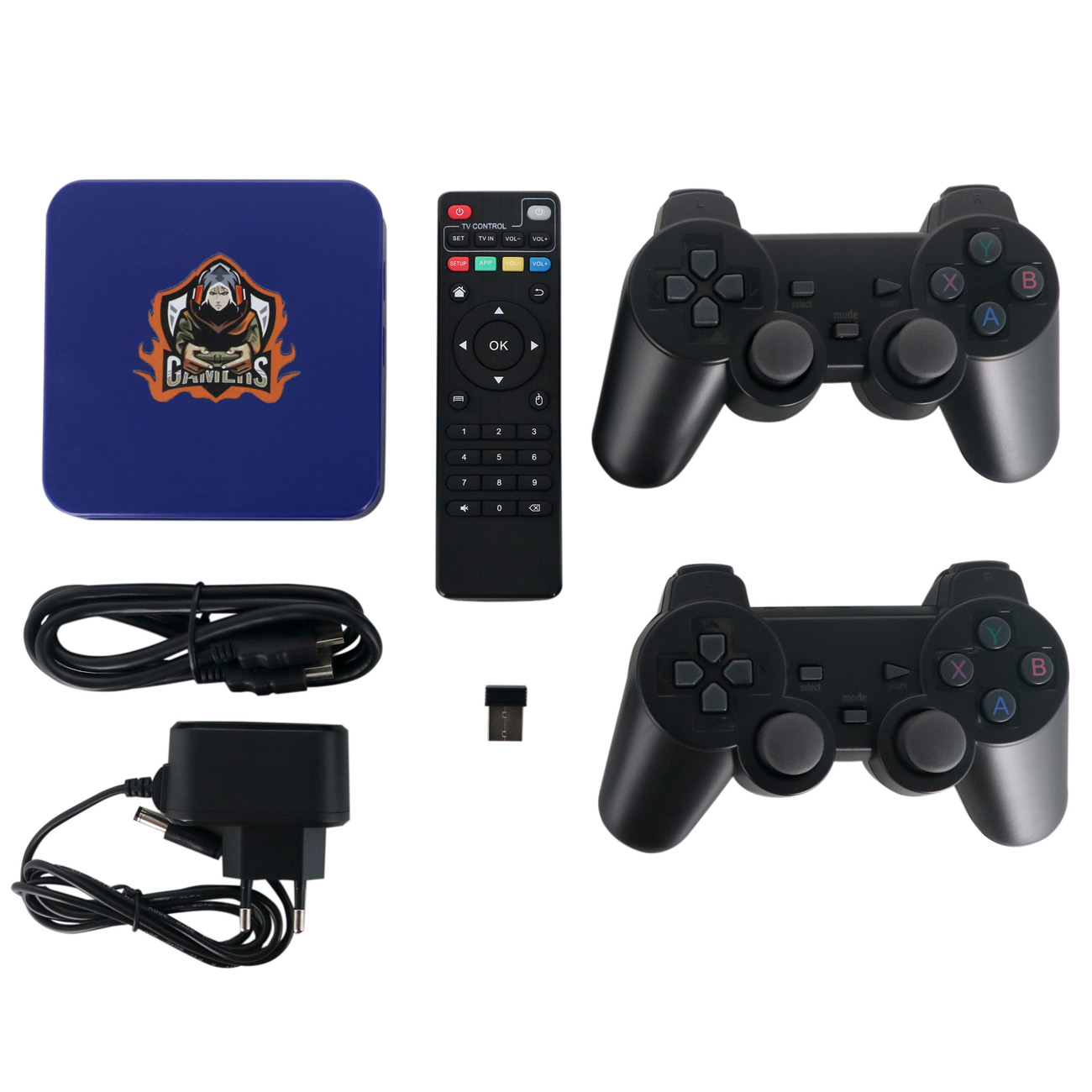 Игровая консоль Game Stick Lite X3 PRO (5 000 эмулируемых игр, беспроводные  геймпады, HDMI)