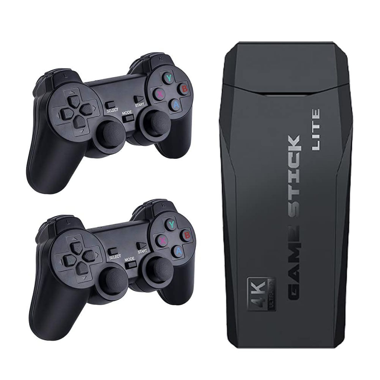 Игровая консоль Game Stick Lite M8 (10 000 эмулируемых игр, беспроводные  геймпады, HDMI)