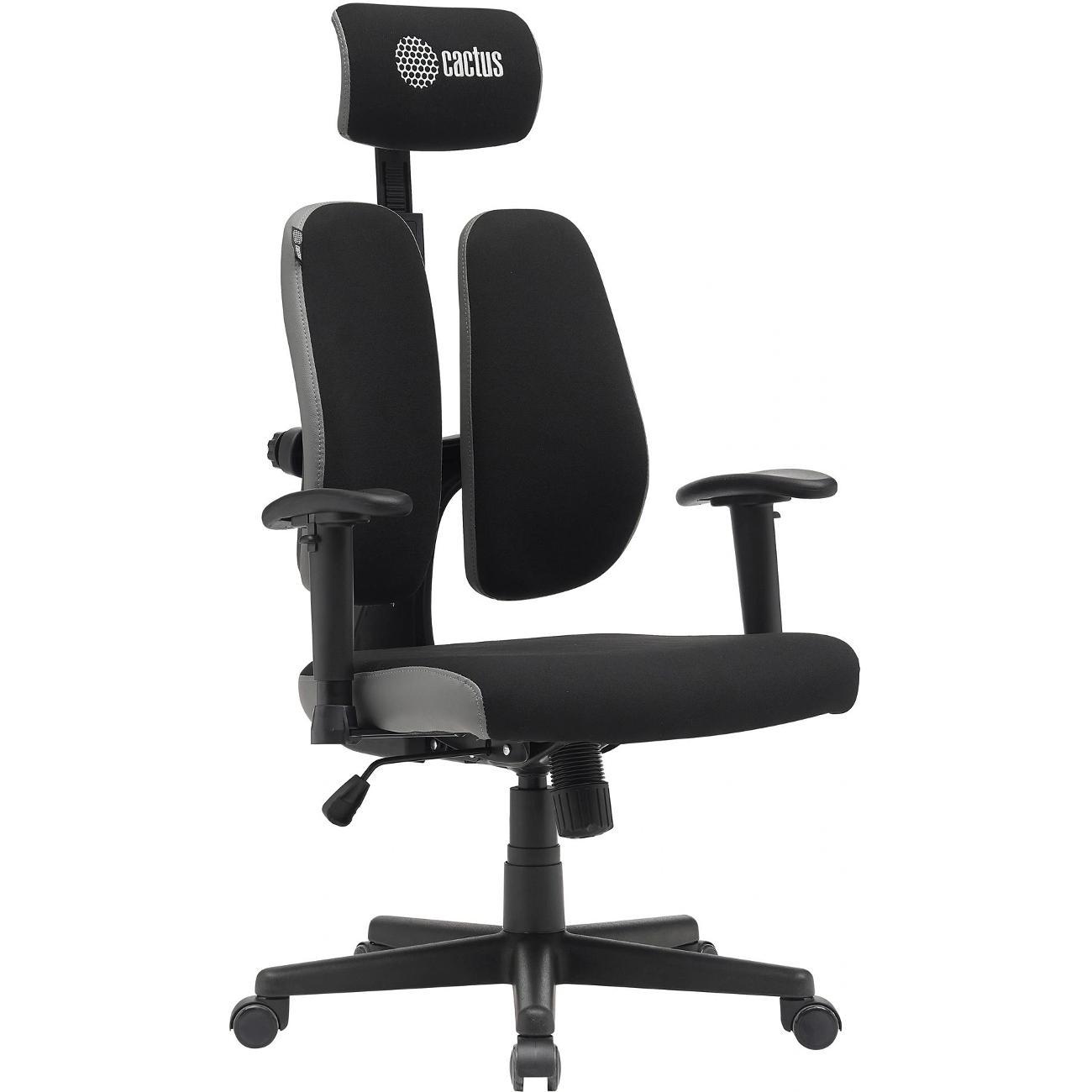 Изображение товара Кресло компьютерное CACTUS CS-CHR-MC03-BKGY