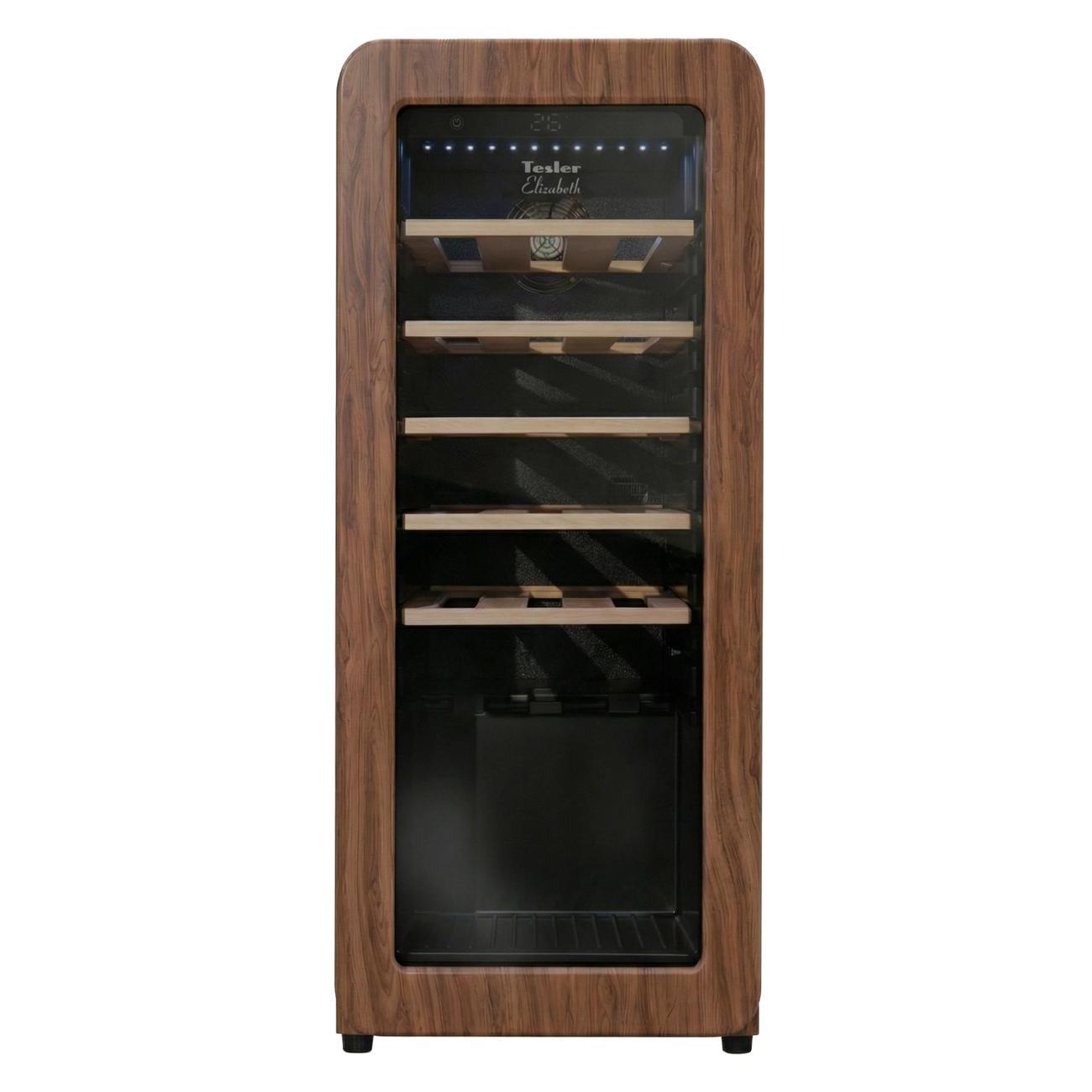 Изображение товара Винный шкаф Tesler CWC-248 CARAMEL WOOD LD, карамельный