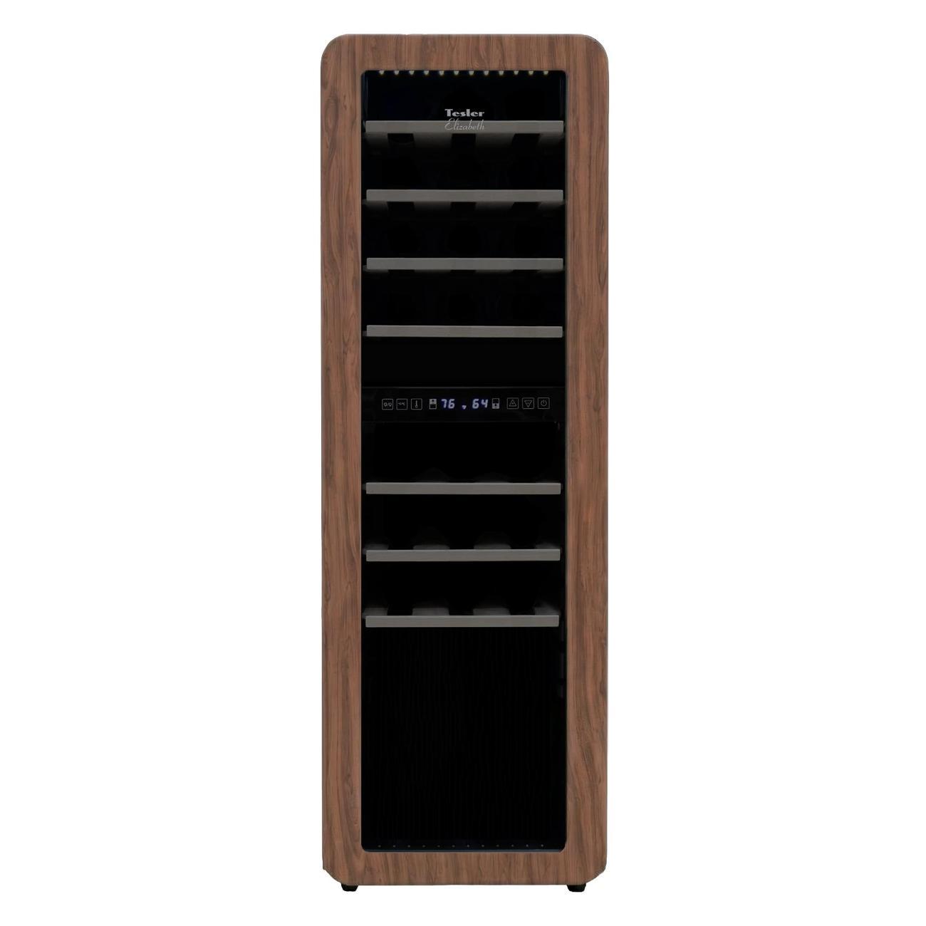 Изображение товара Винный шкаф Tesler CWC-308 CARAMEL WOOD LD, карамельный