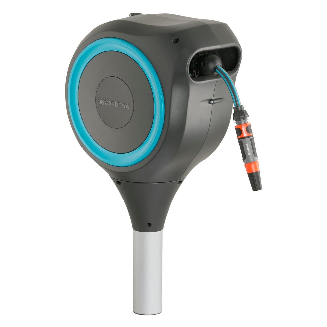 Изображение товара Катушка для шланга Gardena Катушка со шлангом свободного размещения автоматическая RollUp S (голубой цвет)