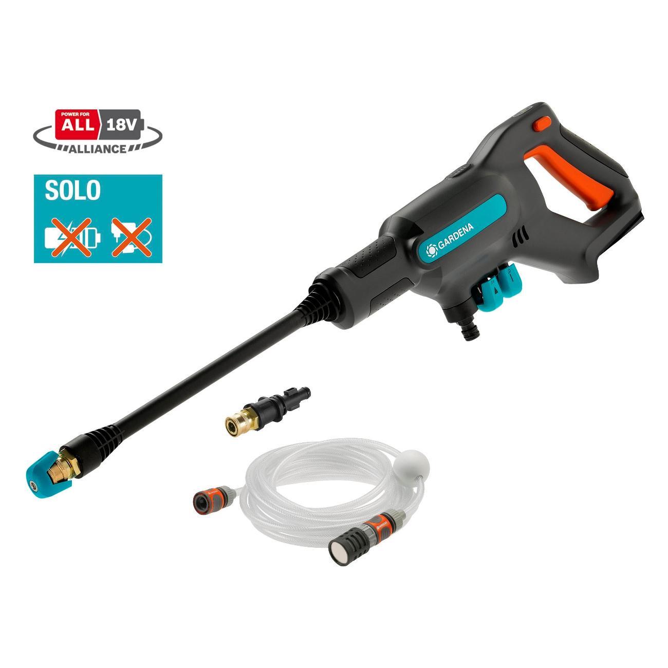 Изображение товара Мойка высокого давления Gardena Аккумуляторная мойка высокого давления AquaClean 24/18V P4A без аккумулятора