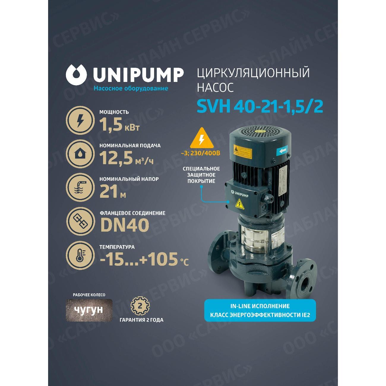 Изображение товара Насос поверхностный UNIPUMP SVH_13514
