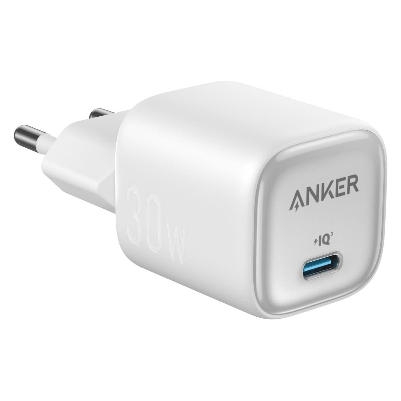 Изображение товара Сетевое зарядное устройство Anker Zolo 30W белое