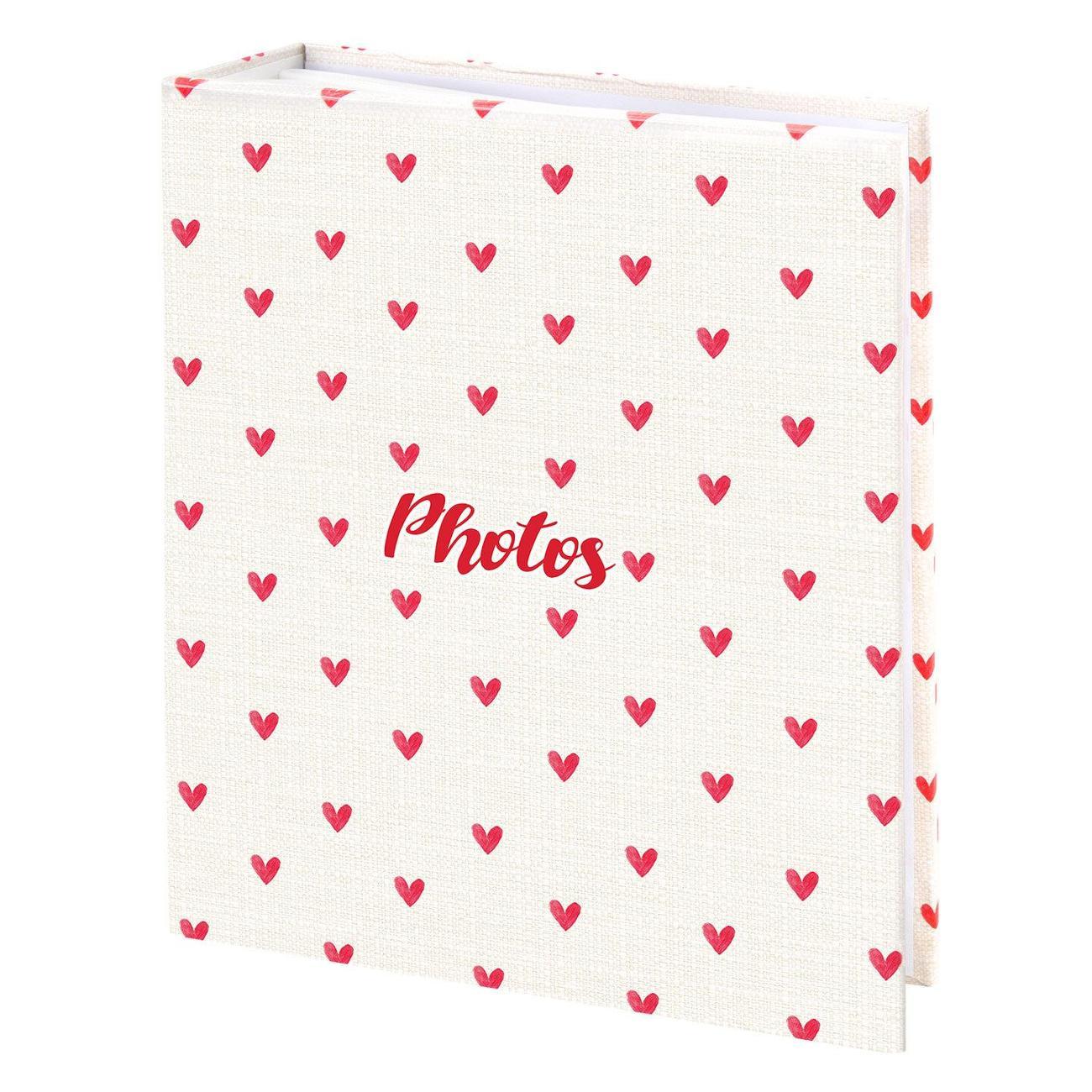 Изображение товара Альбом для фотографий Brauberg Фотоальбом Hearts 200 фото 10*15см тв обложка