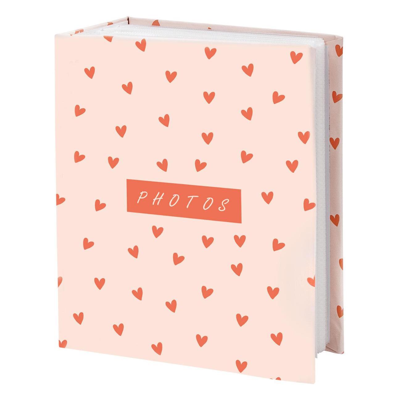 Изображение товара Альбом для фотографий Brauberg Фотоальбом Hearts 100 фото 10*15см тв обложка
