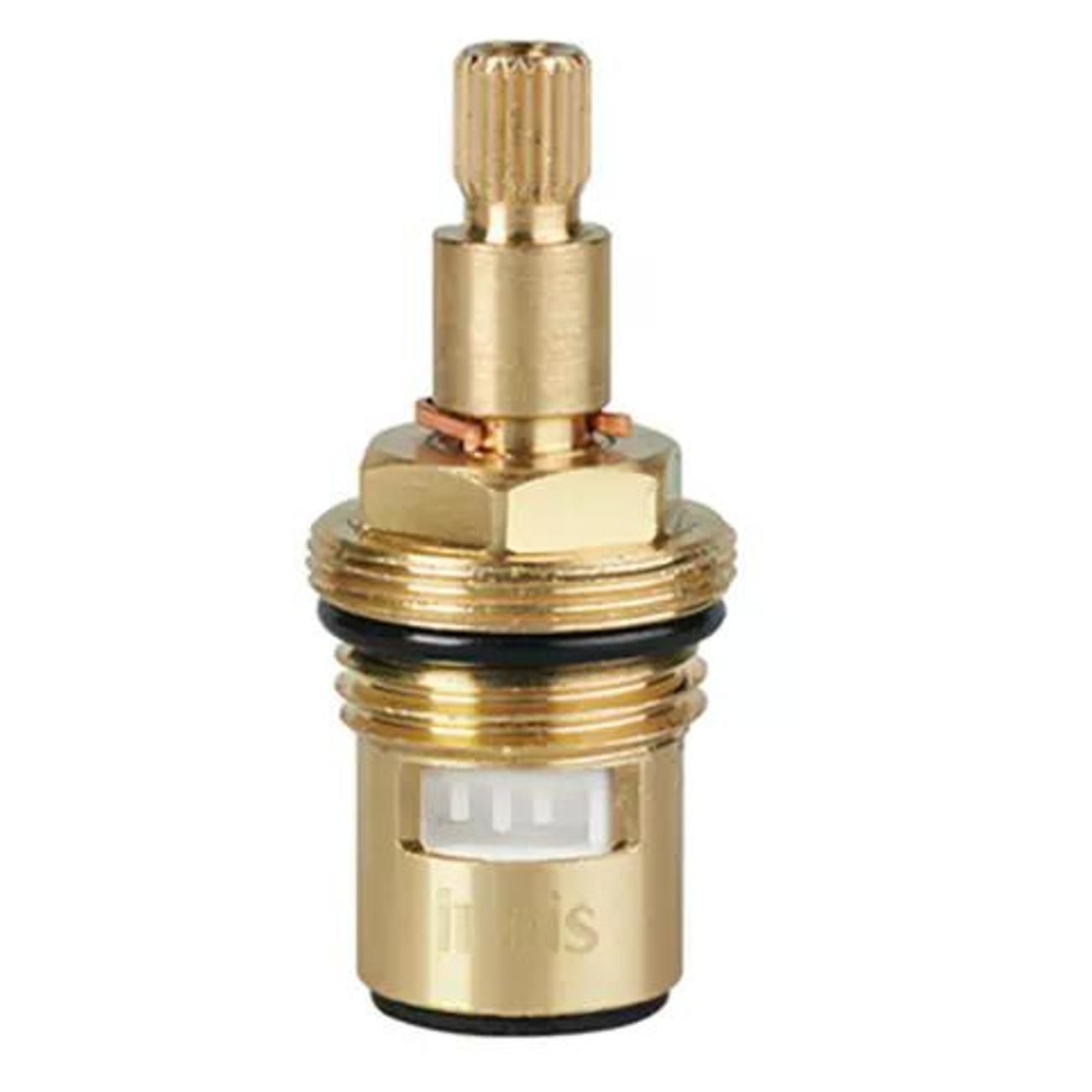 Изображение товара Картридж для смесителей IDDIS Кран-букса керамическая IDDIS 1/2" M24 20 шлицов h53 мм