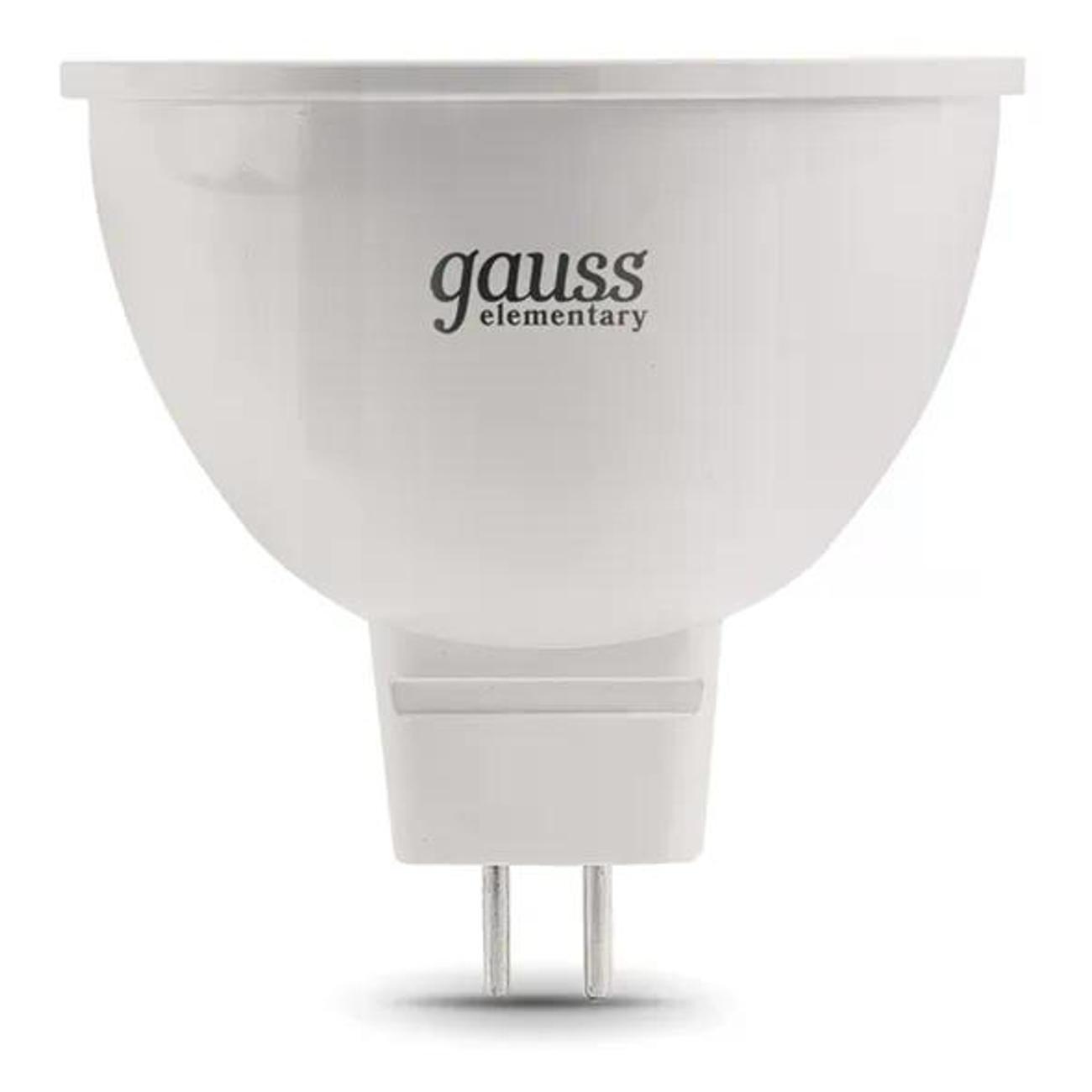 Изображение товара Умная лампочка Gauss. Светодиодная лампа 11 Вт GU5,3 220 В теплый свет