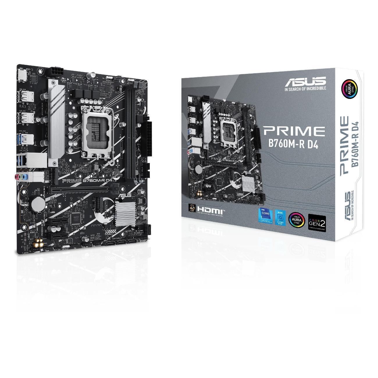 Изображение товара Материнская плата Asus PRIME B760M-R D4