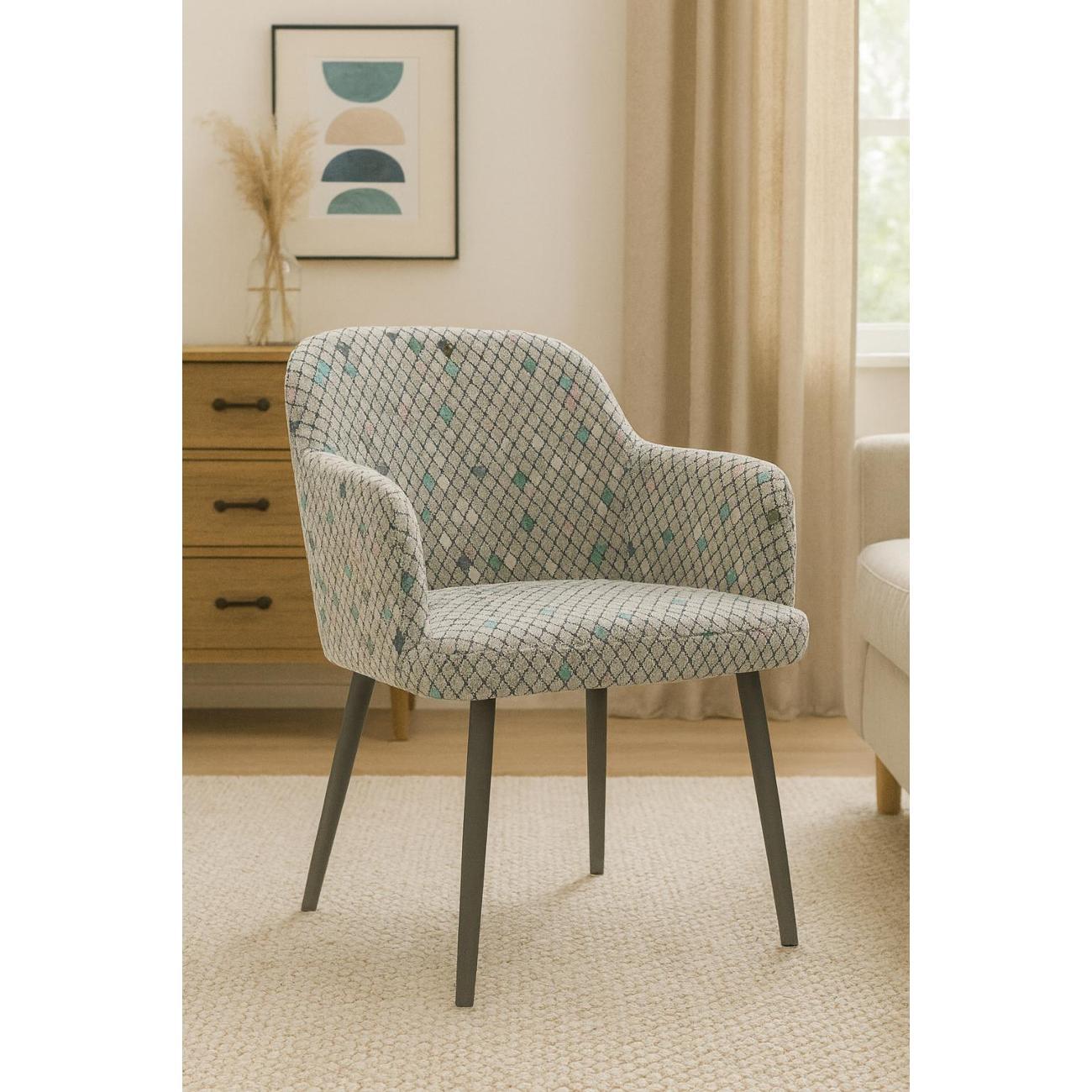 Изображение товара Стул обеденный ВИСТА Стул для кухни мягкий со спинкой и подлокотниками