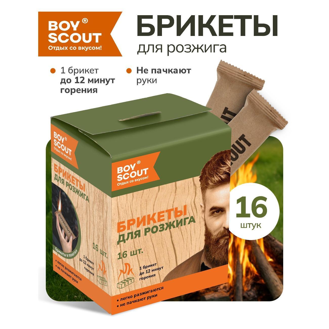 Изображение товара Брикеты угольные Boyscout Брикеты для розжига_профит