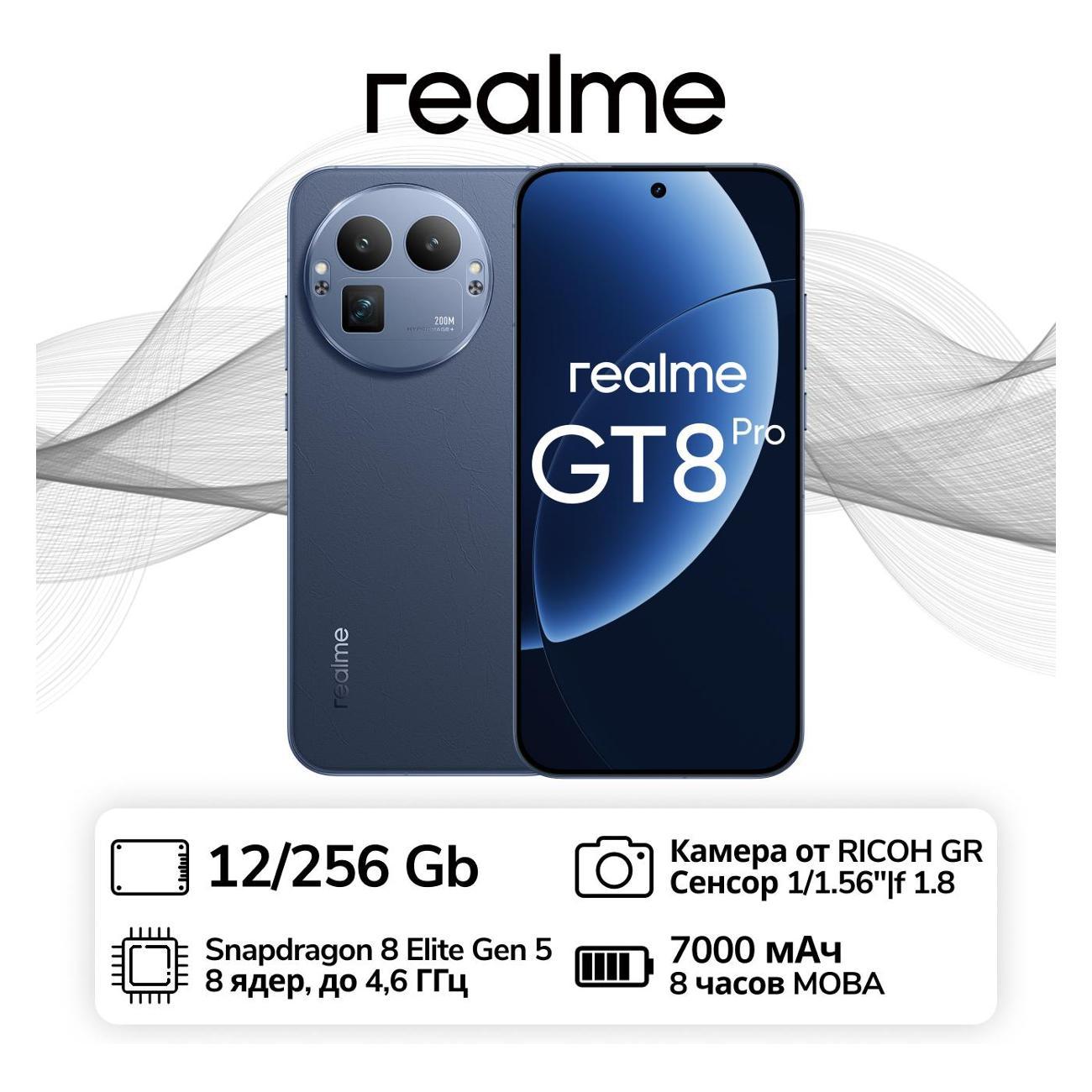 Изображение товара Смартфон realme GT 8 Pro 12/256GB Изображение товара Смартфон realme GT 8 Pro 12/256GB