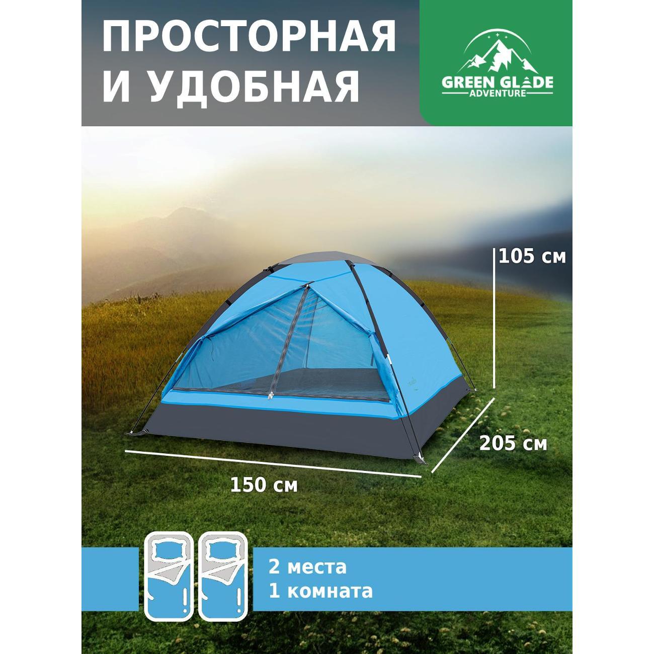 Изображение товара Палатка туристическая Green Glade Палатка Duodome (10)
