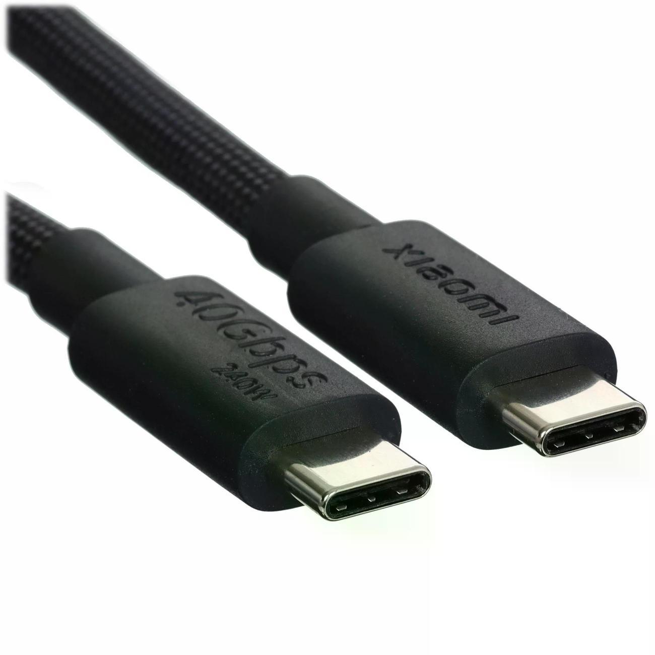 Изображение товара Кабель для смартфона, телефона Xiaomi High-speed USB4 Braided (BHR087BGL) Изображение товара Кабель для смартфона, телефона Xiaomi High-speed USB4 Braided (BHR087BGL)