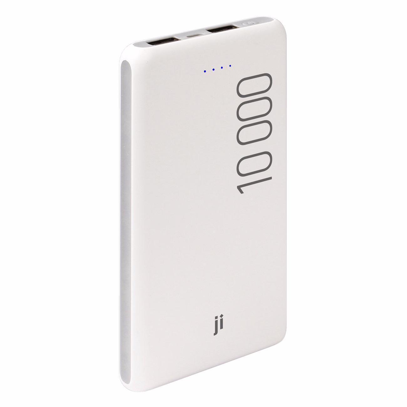 Изображение товара Портативный аккумулятор Jinga 10000 мАч с двумя USB портами и быстрой зарядкой