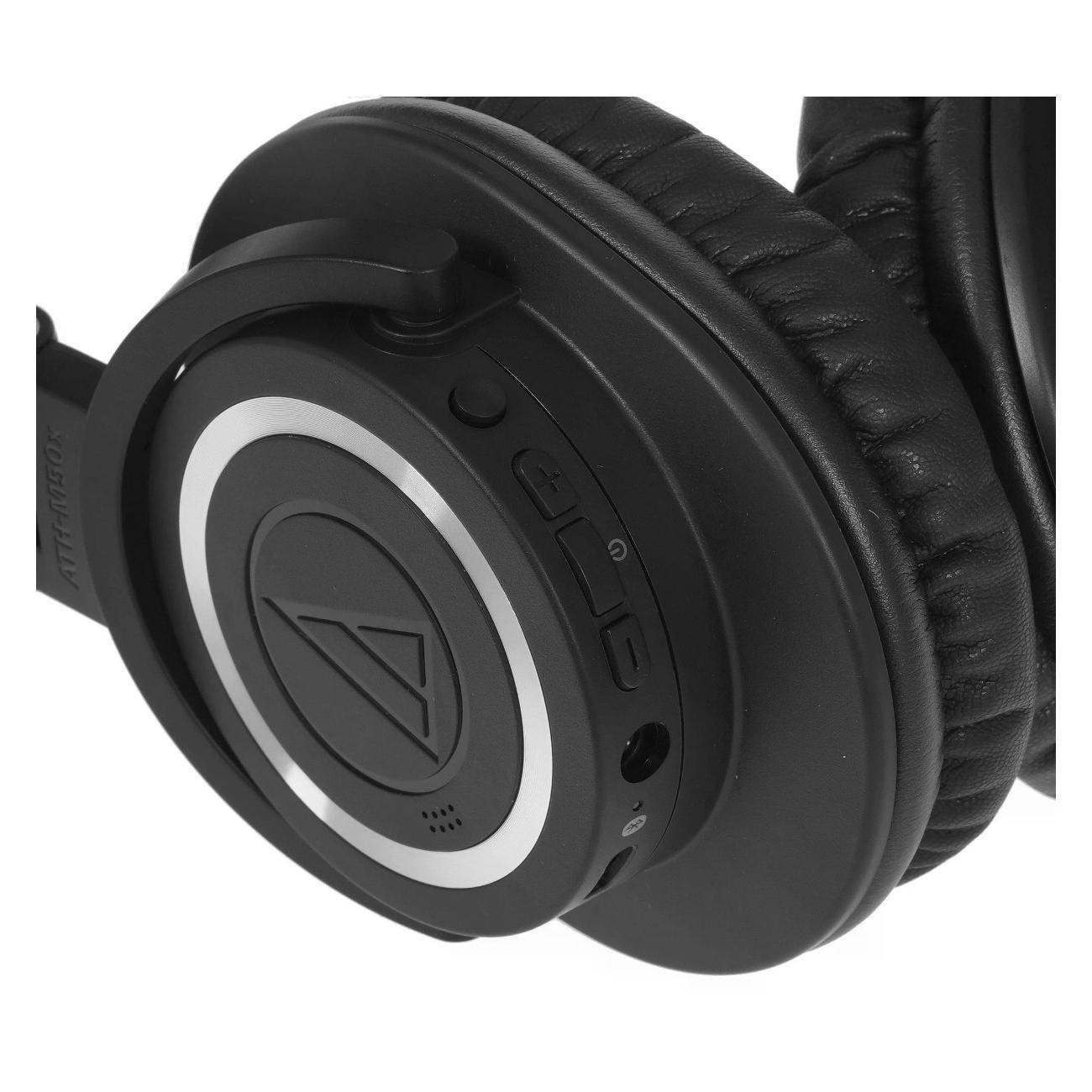 Изображение товара Беспроводные наушники Audio-Technica ATH-M50xBT2 черные с активным шумоподавлением Изображение товара Беспроводные наушники Audio-Technica ATH-M50xBT2 черные с активным шумоподавлением