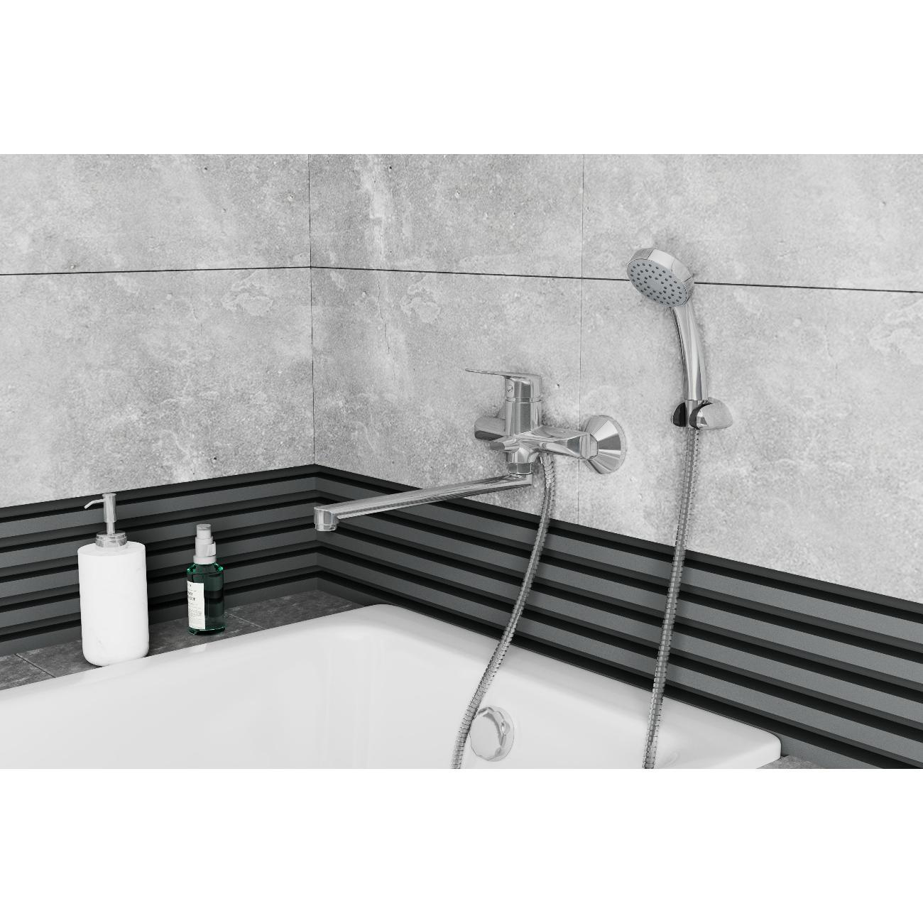 Изображение товара Смеситель Rush Смеситель для ванны с длинным изливом ED7735-51 Изображение товара Смеситель Rush Смеситель для ванны с длинным изливом ED7735-51