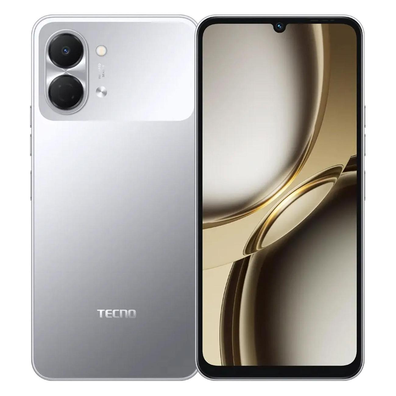 Изображение товара Смартфон TECNO SPARK Go 3 KN3 128+4 Titanium Grey