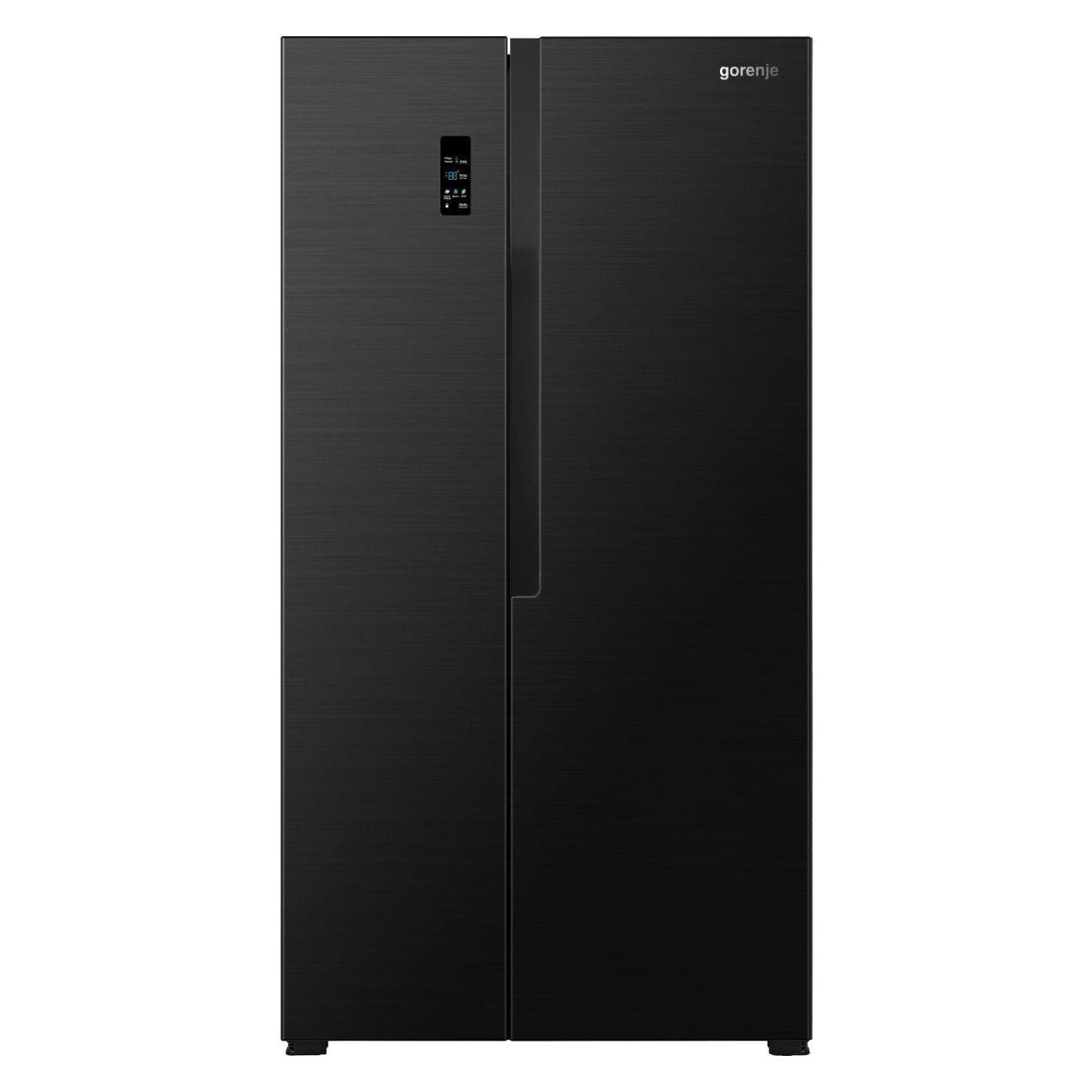 Изображение товара Холодильник (Side-by-Side) Gorenje NRS9186141BXI черный Изображение товара Холодильник (Side-by-Side) Gorenje NRS9186141BXI черный
