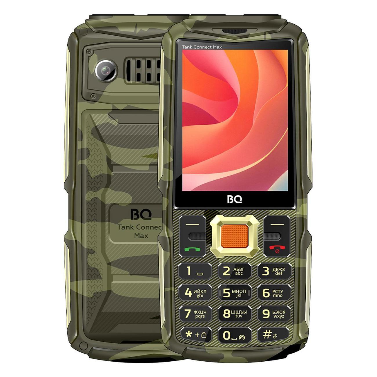 Изображение товара Мобильный телефон BQ 2830L Tank Connect Max Camouflage+Gold
