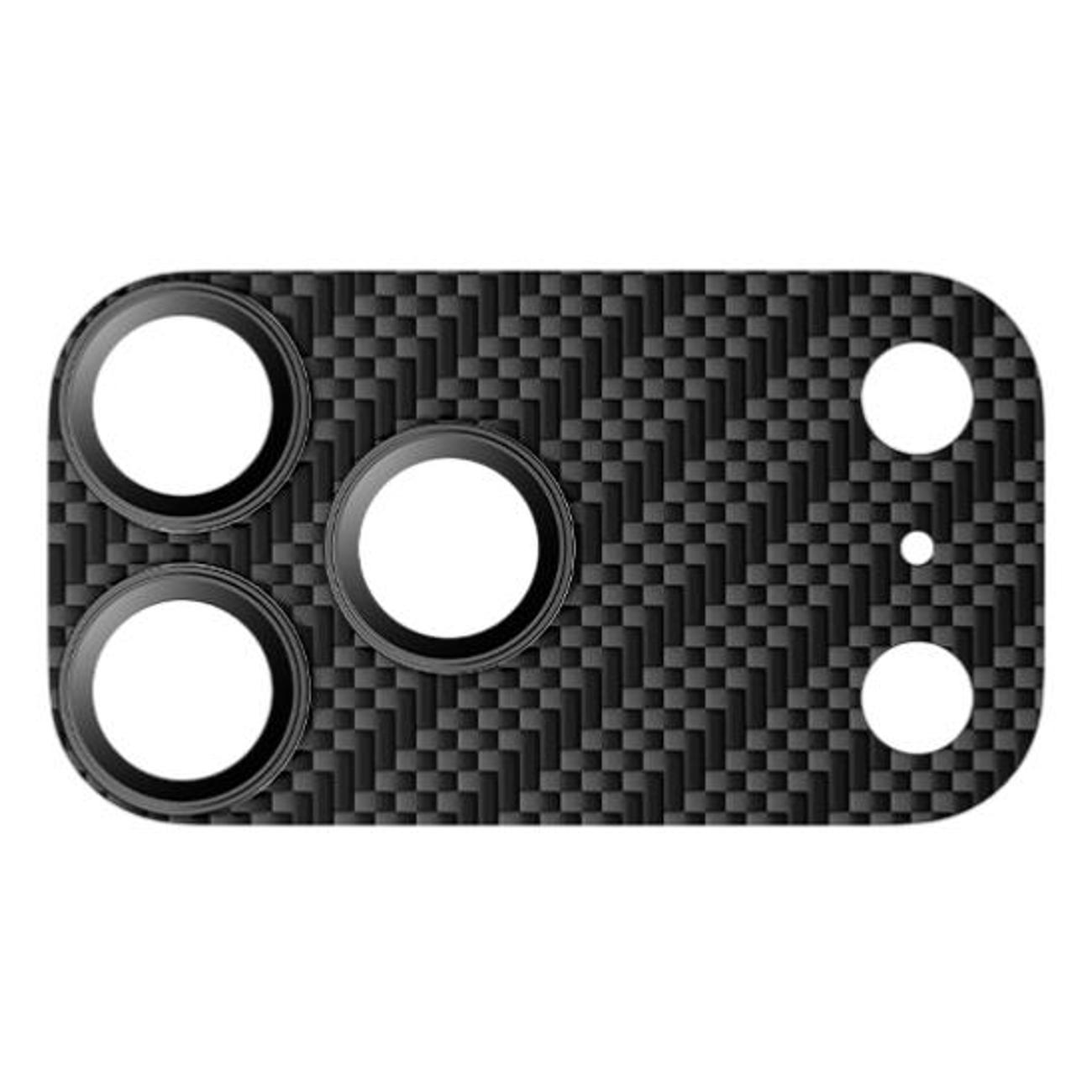 Изображение товара Защитное стекло для смартфона, телефона KEEPHONE линзы на камеру iPhone 17 Pro Max Закаленное стекло HD clarity 9H Карбон арамидное волокно 1500D с AR-покрытием ROBIN Черный