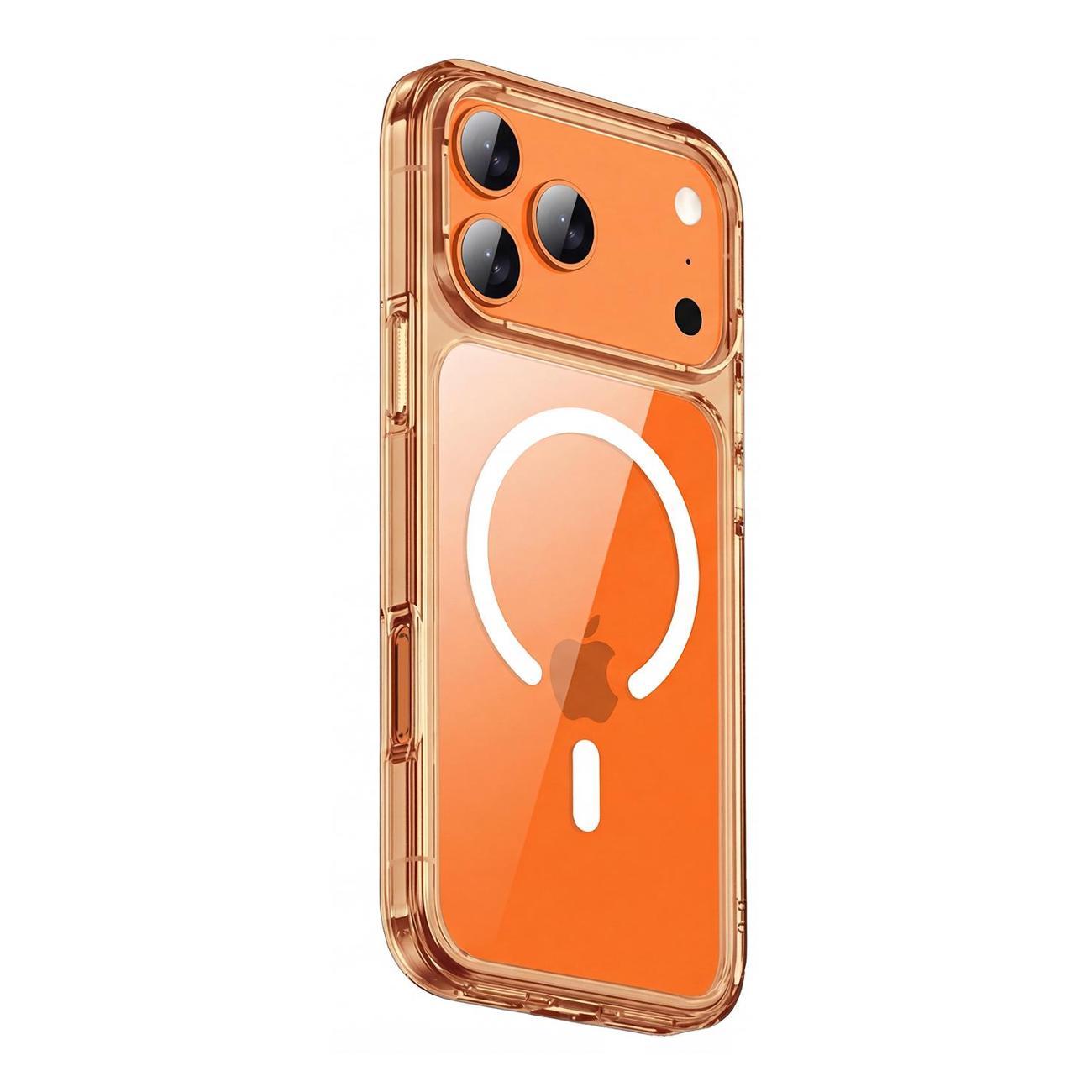 Изображение товара Чехол для смартфона, телефона Gurdini Чехол накладка iPhone 17 Pro 6.3" Gurdini Alba Series Protective with Magsafe Orange