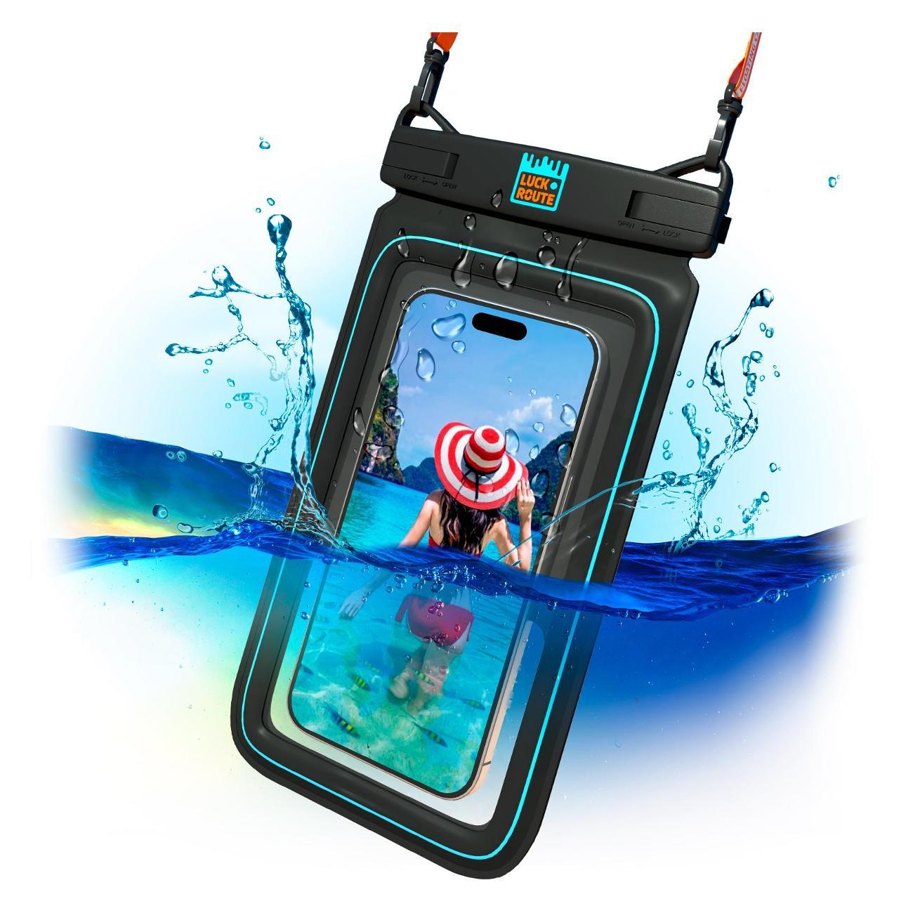 Изображение товара Водонепроницаемый чехол Luckroute Drypouch Air для смартфонов до 6.9 дюймов Изображение товара Водонепроницаемый чехол Luckroute Drypouch Air для смартфонов до 6.9 дюймов
