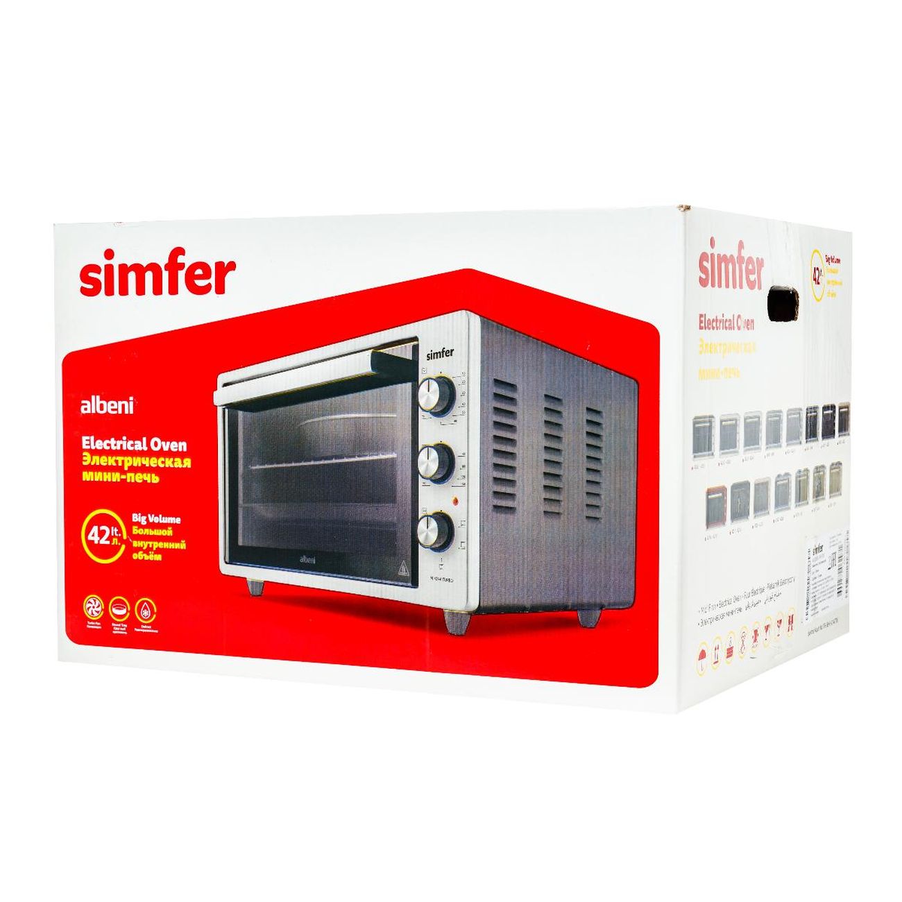 Купить Мини-печь Simfer M4200 в каталоге интернет магазина М.Видео по  выгодной цене с доставкой, отзывы, фотографии - Москва