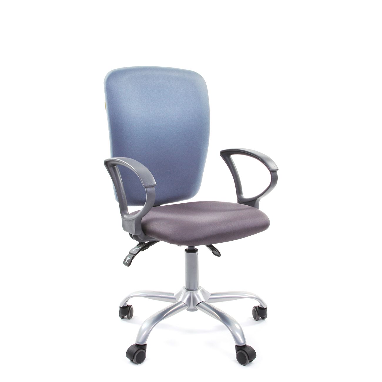 Изображение товара Кресло компьютерное Chairman 9801 ткань серый/голубой