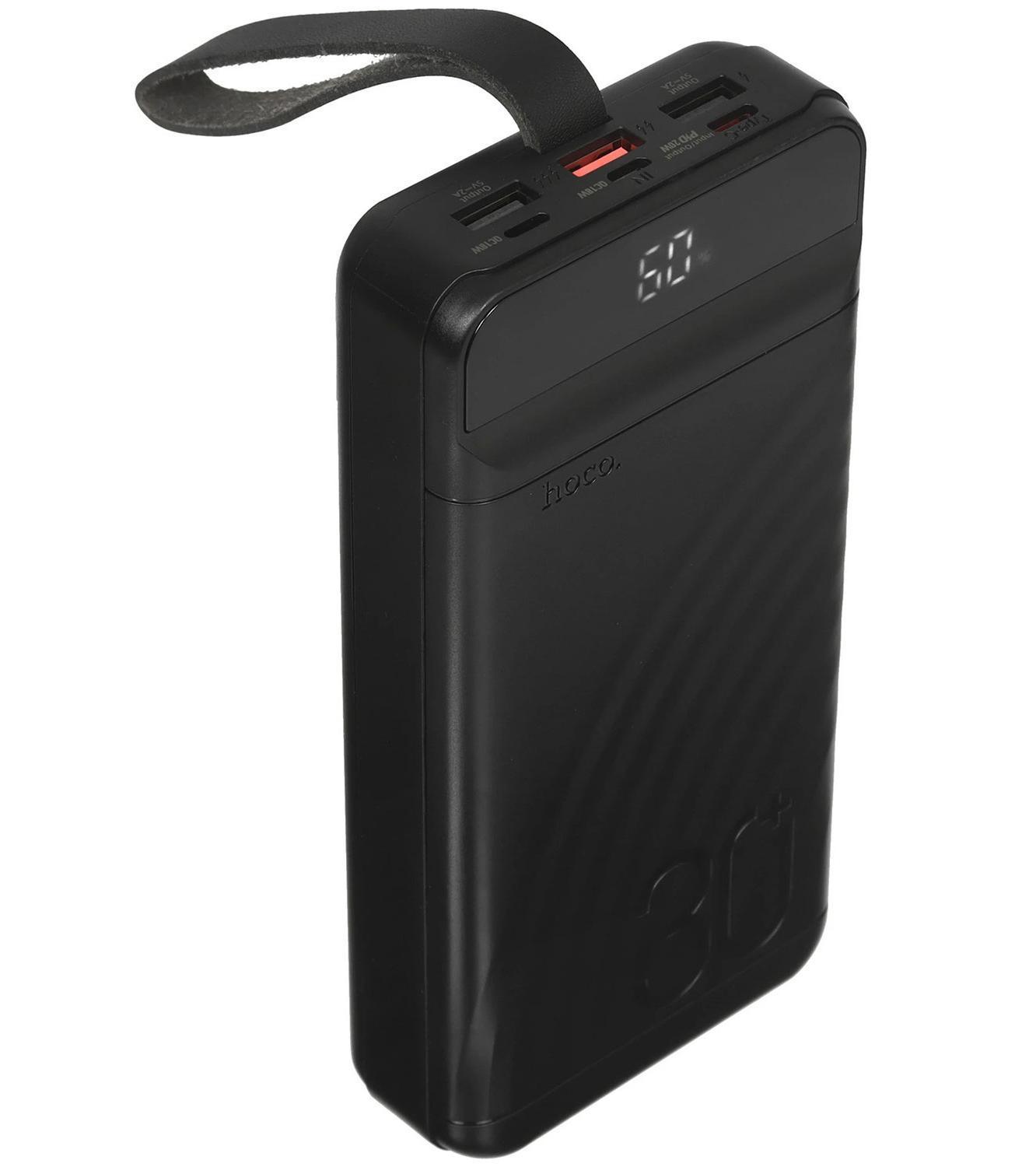 Изображение товара Портативный аккумулятор Hoco J123B, 30000 mAh, 3USB 3.0A, 22.5W, PD 20W Изображение товара Портативный аккумулятор Hoco J123B, 30000 mAh, 3USB 3.0A, 22.5W, PD 20W