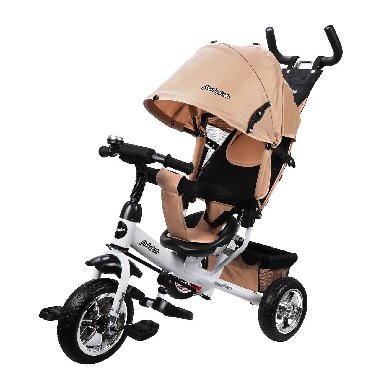 Изображение товара Велосипед детский Moby Kids Comfort 10x8 EVA, бежевый (641223) Изображение товара Велосипед детский Moby Kids Comfort 10x8 EVA, бежевый (641223)