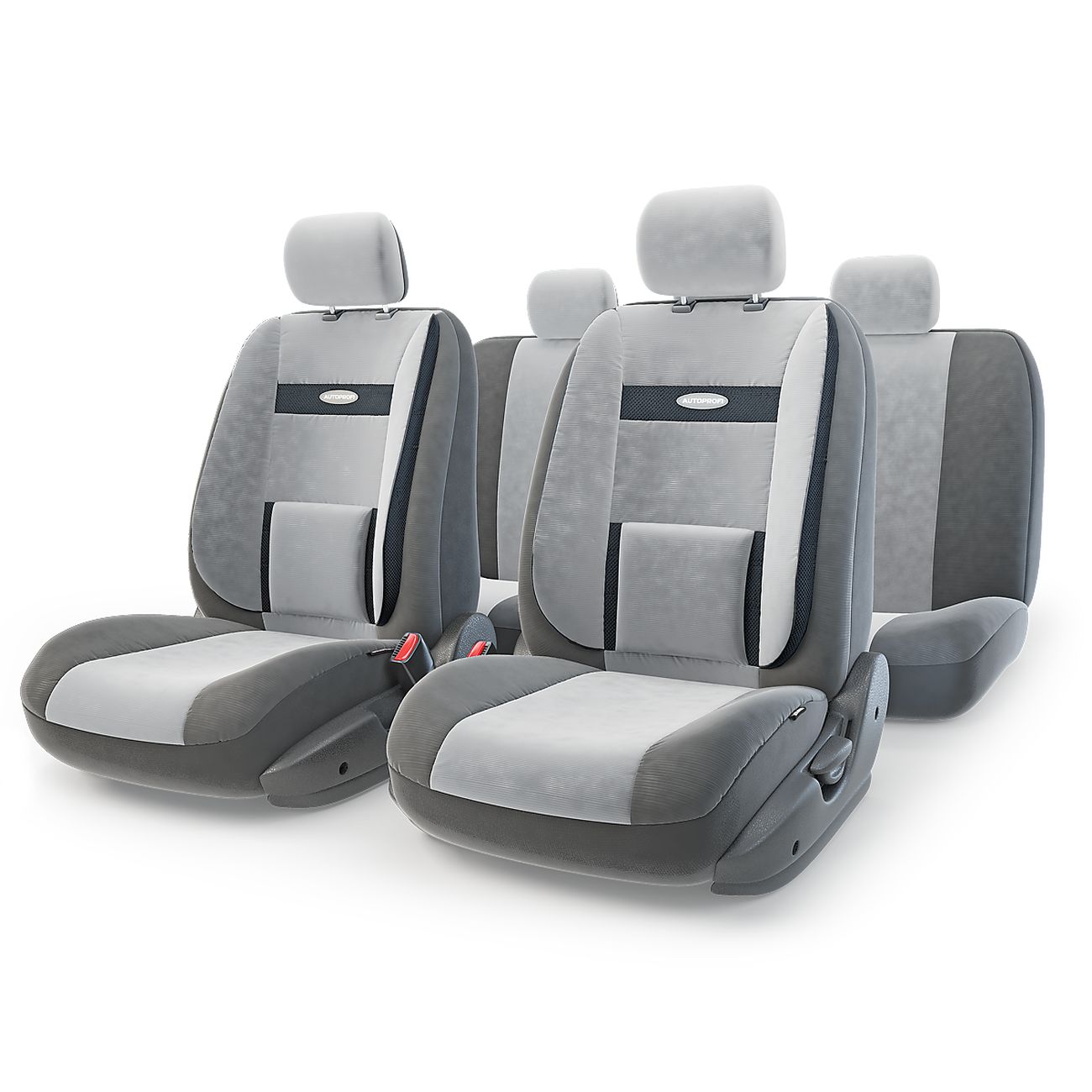 Изображение товара Чехлы на сиденья AutoProfi COM-1105 D.GY/L.GY