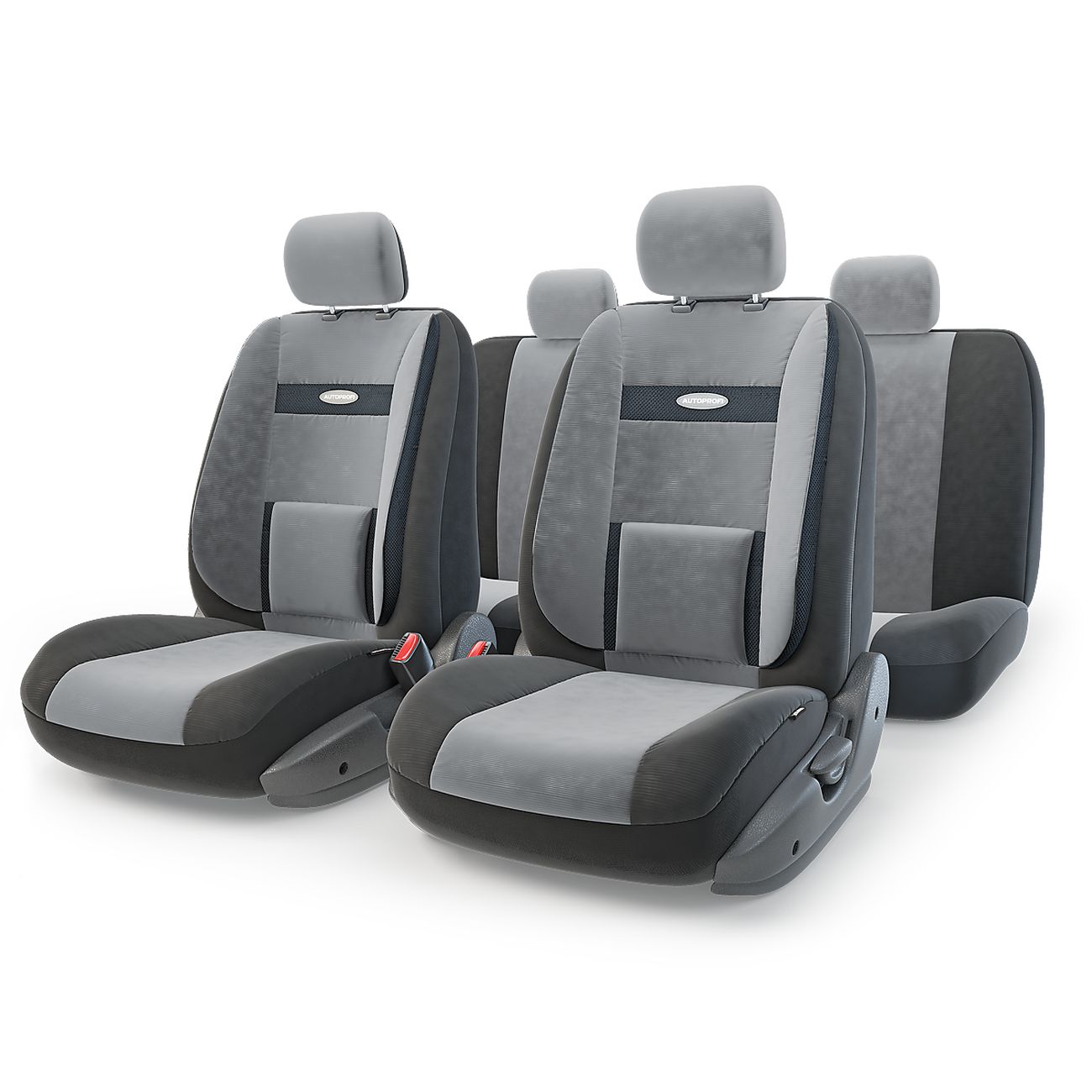 Изображение товара Чехлы на сиденья AutoProfi COM-1105 BK/D.GY Изображение товара Чехлы на сиденья AutoProfi COM-1105 BK/D.GY