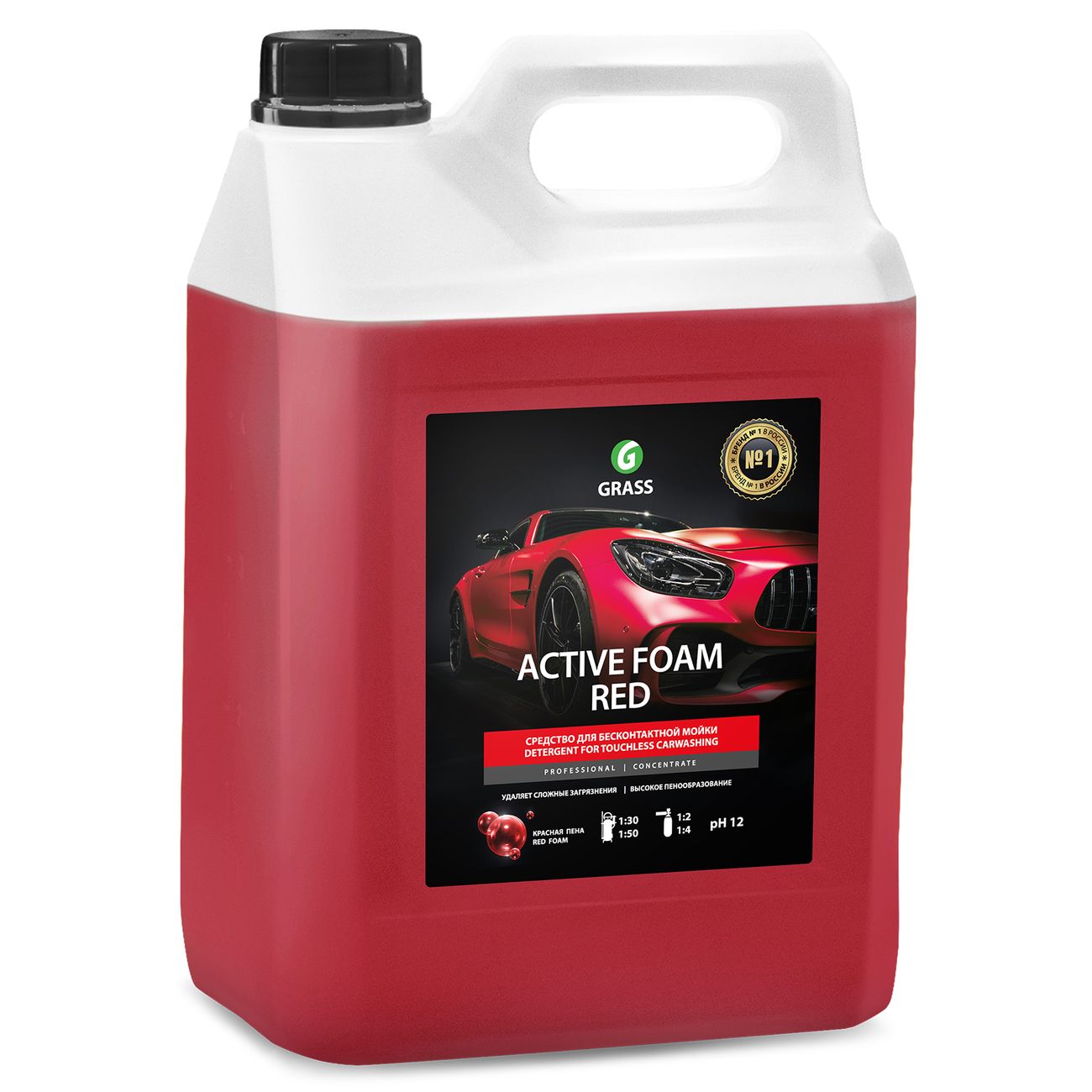 Купить Автошампунь Grass Active Foam Red, 5,8кг (800002) в каталоге  интернет магазина М.Видео по выгодной цене с доставкой, отзывы, фотографии  - Москва