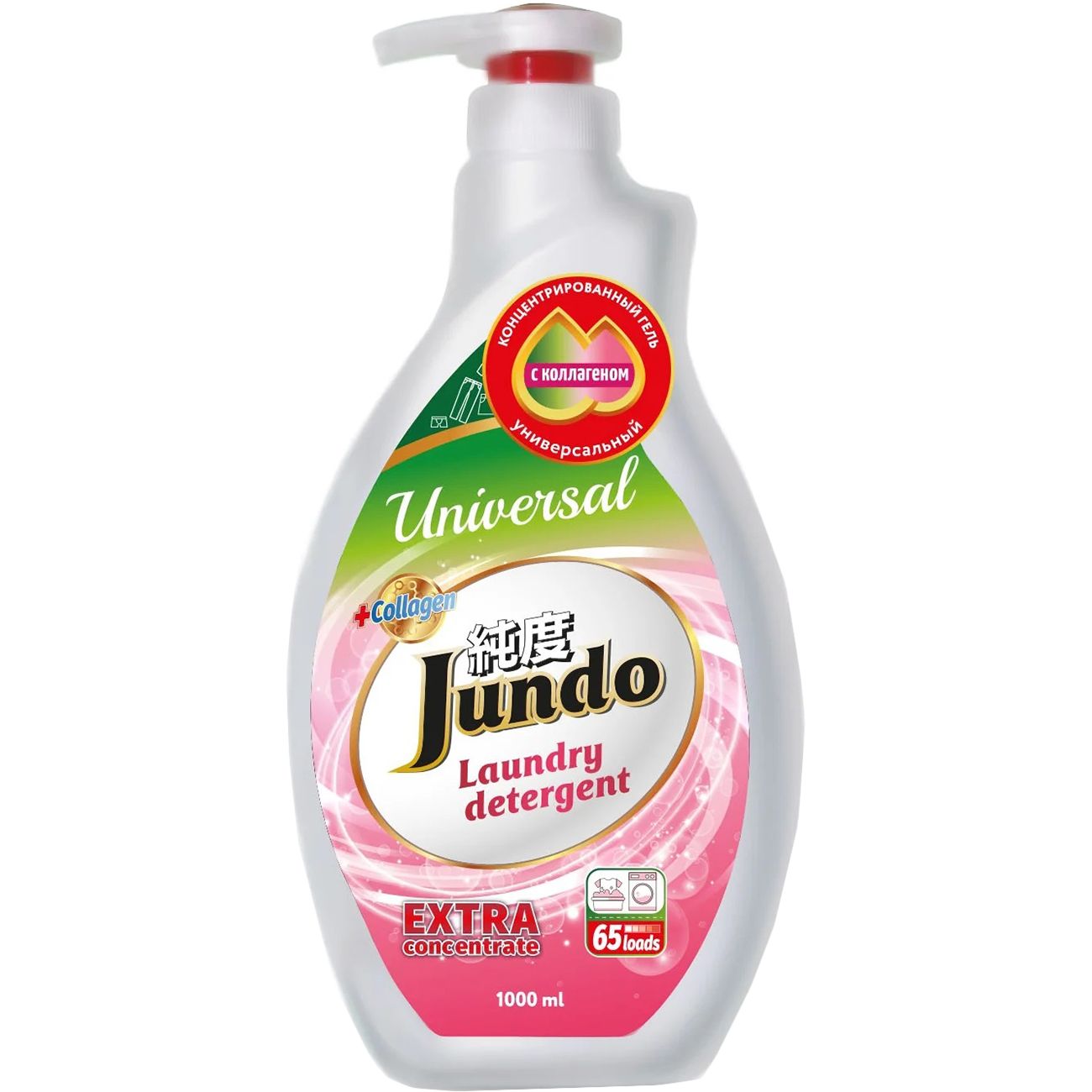 Изображение товара Гель для стирки Jundo Premium Universal с дозатором 1 л