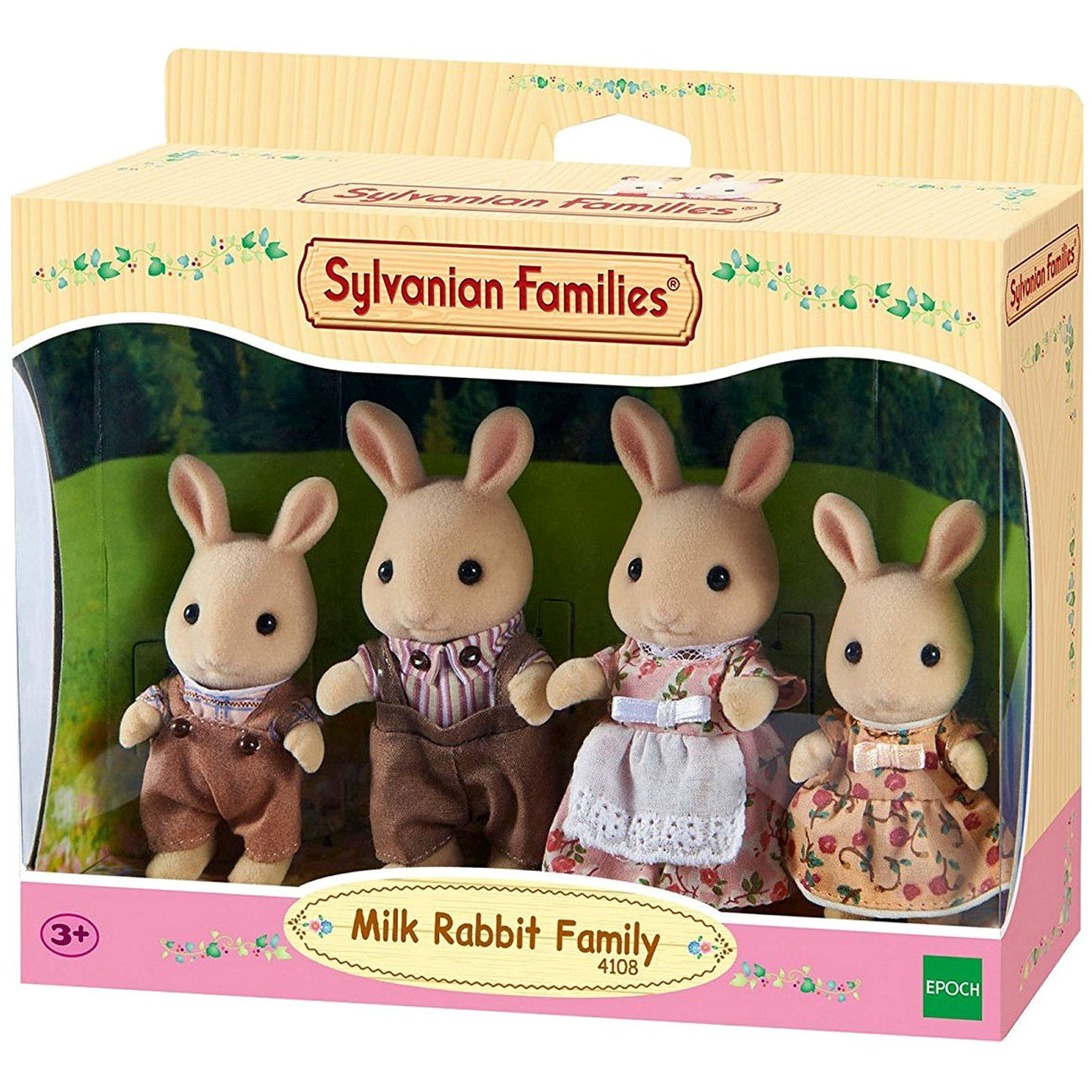 Купить Фигурка коллекционная детская Sylvanian Families Семья Молочных  Кроликов (4108) в каталоге интернет магазина М.Видео по выгодной цене с  доставкой, отзывы, фотографии - Москва