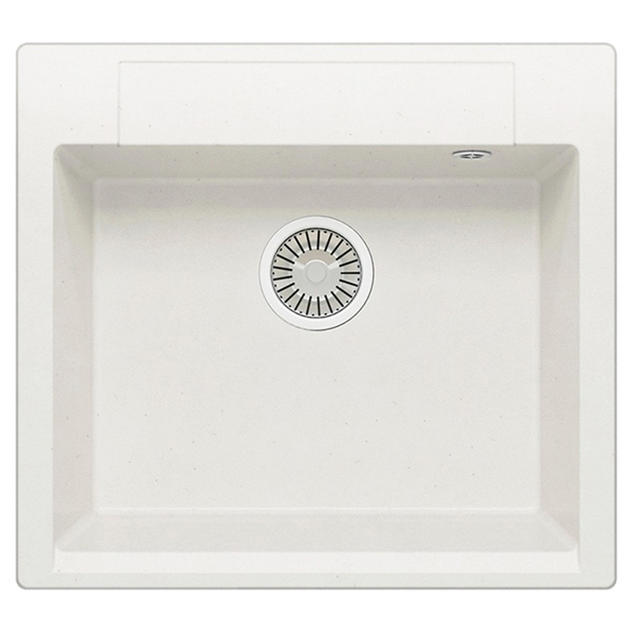 Изображение товара Мойка кухонная POLYGRAN ARGO-560 №36 белый хлопок(473370)