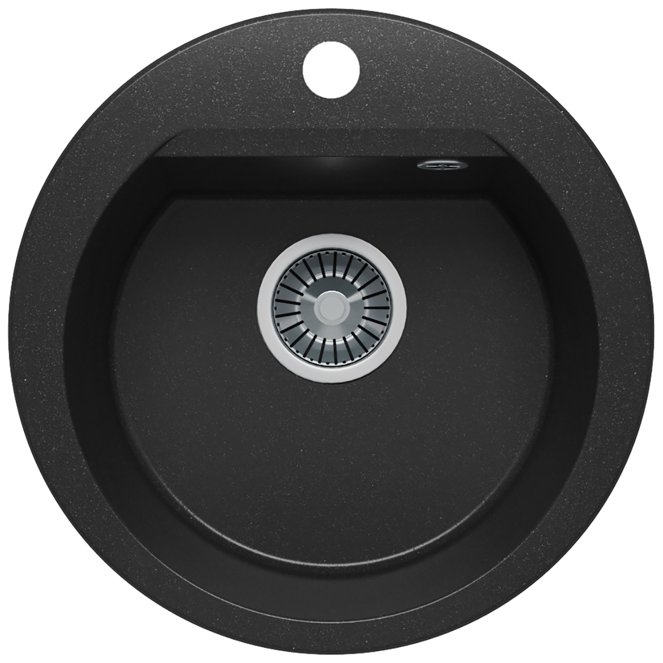 Изображение товара Мойка кухонная POLYGRAN ATOL-460 №16 черный(678897)